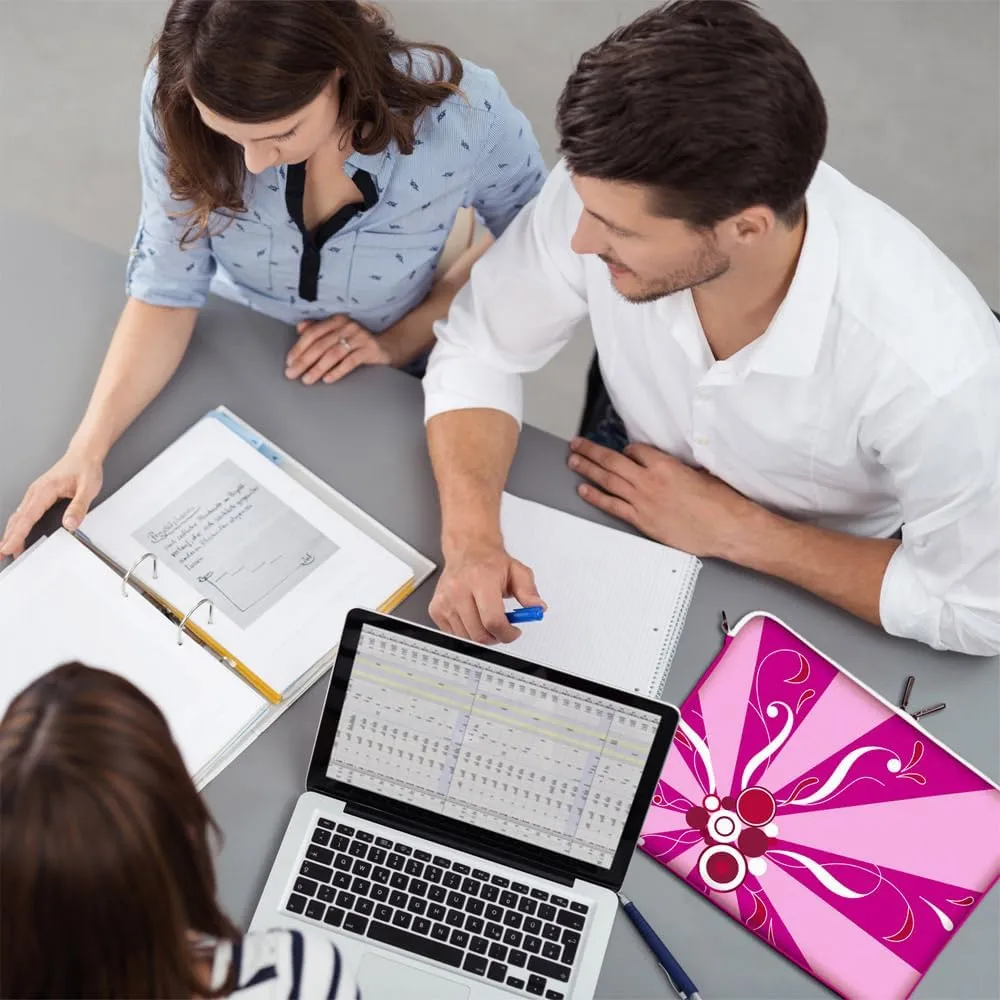 11 6 Inch Pink Neoprene Sleeve 11 Laptop Bag/Netbook Case for Tablet up to 11.6 inch Magic Rays LS155  11