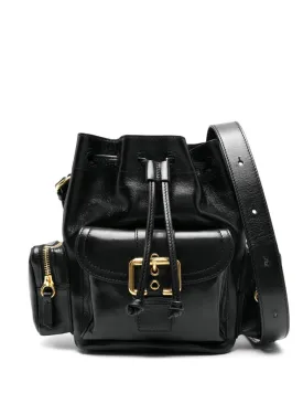 Camera Bucket Bag in Black