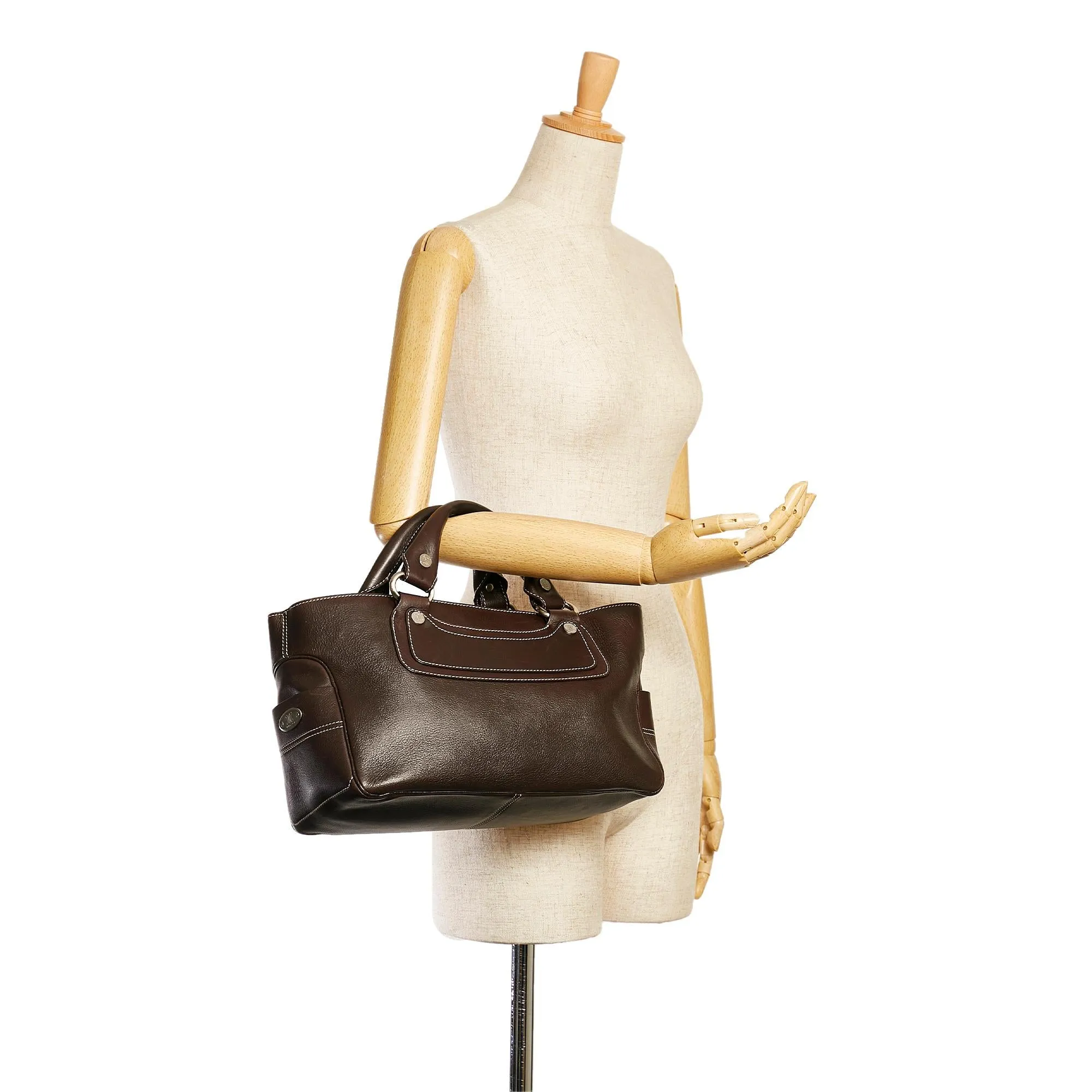 Celine Boogie Leather Handbag (SHG-34937)