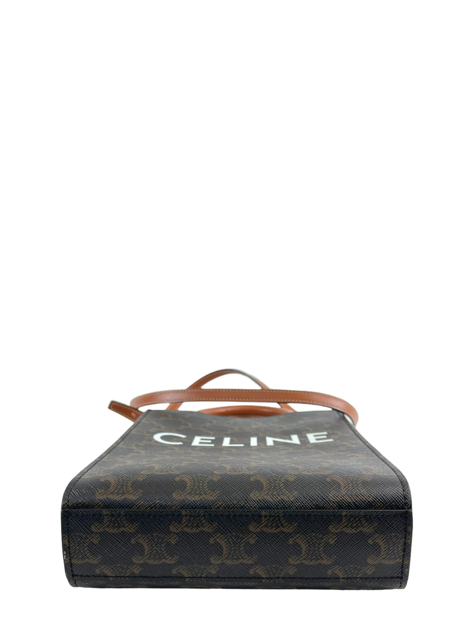Celine Mini Cabas Vertical Monogram Canvas Crossbody