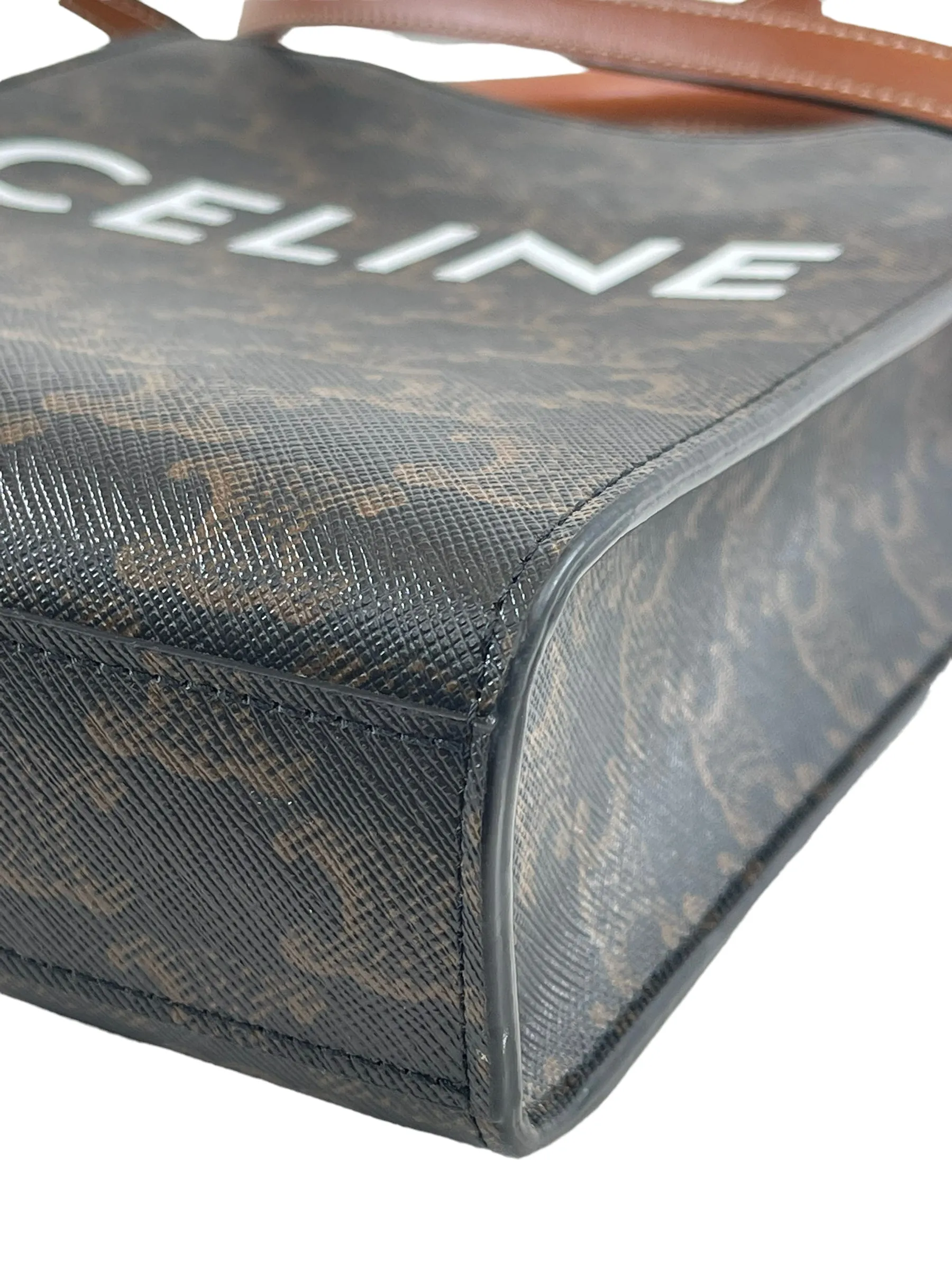 Celine Mini Cabas Vertical Monogram Canvas Crossbody