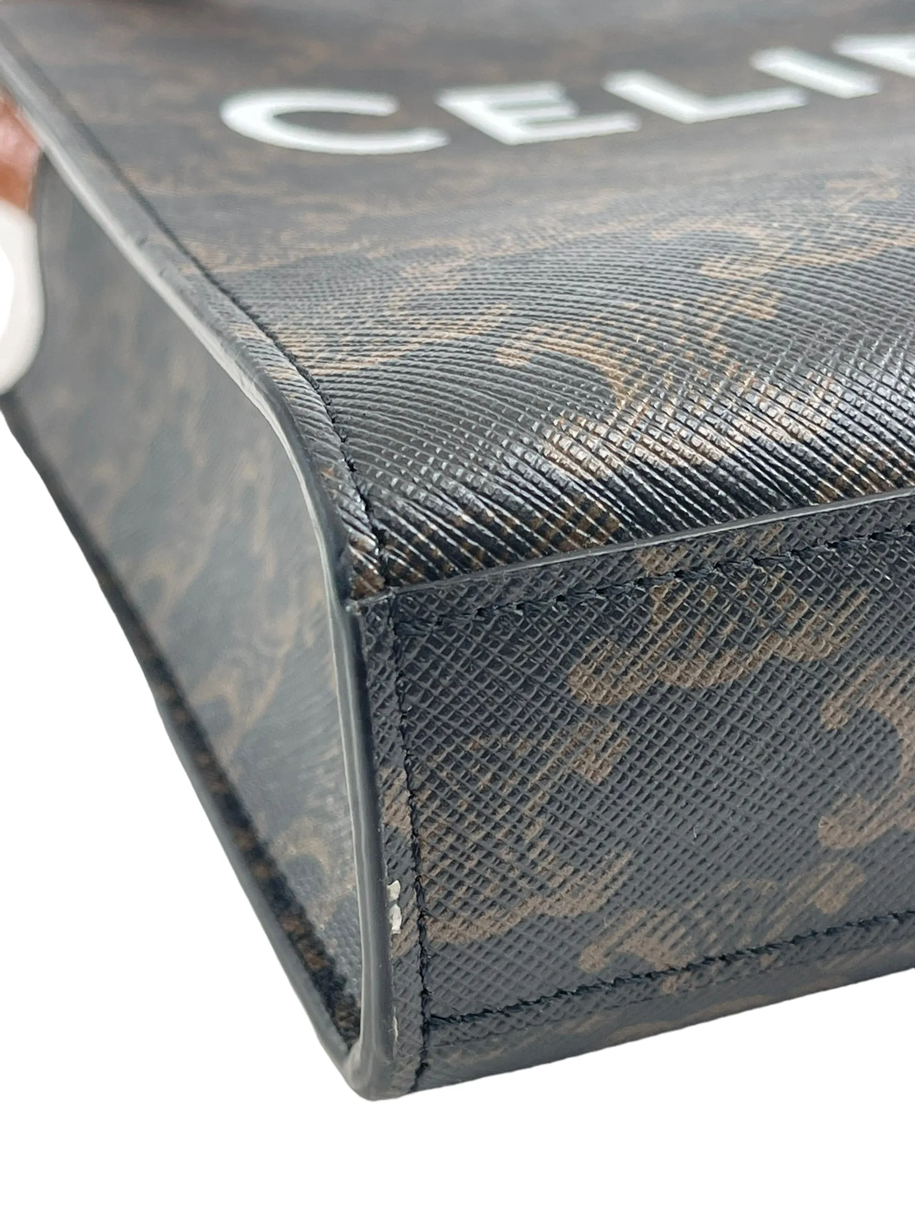 Celine Mini Cabas Vertical Monogram Canvas Crossbody
