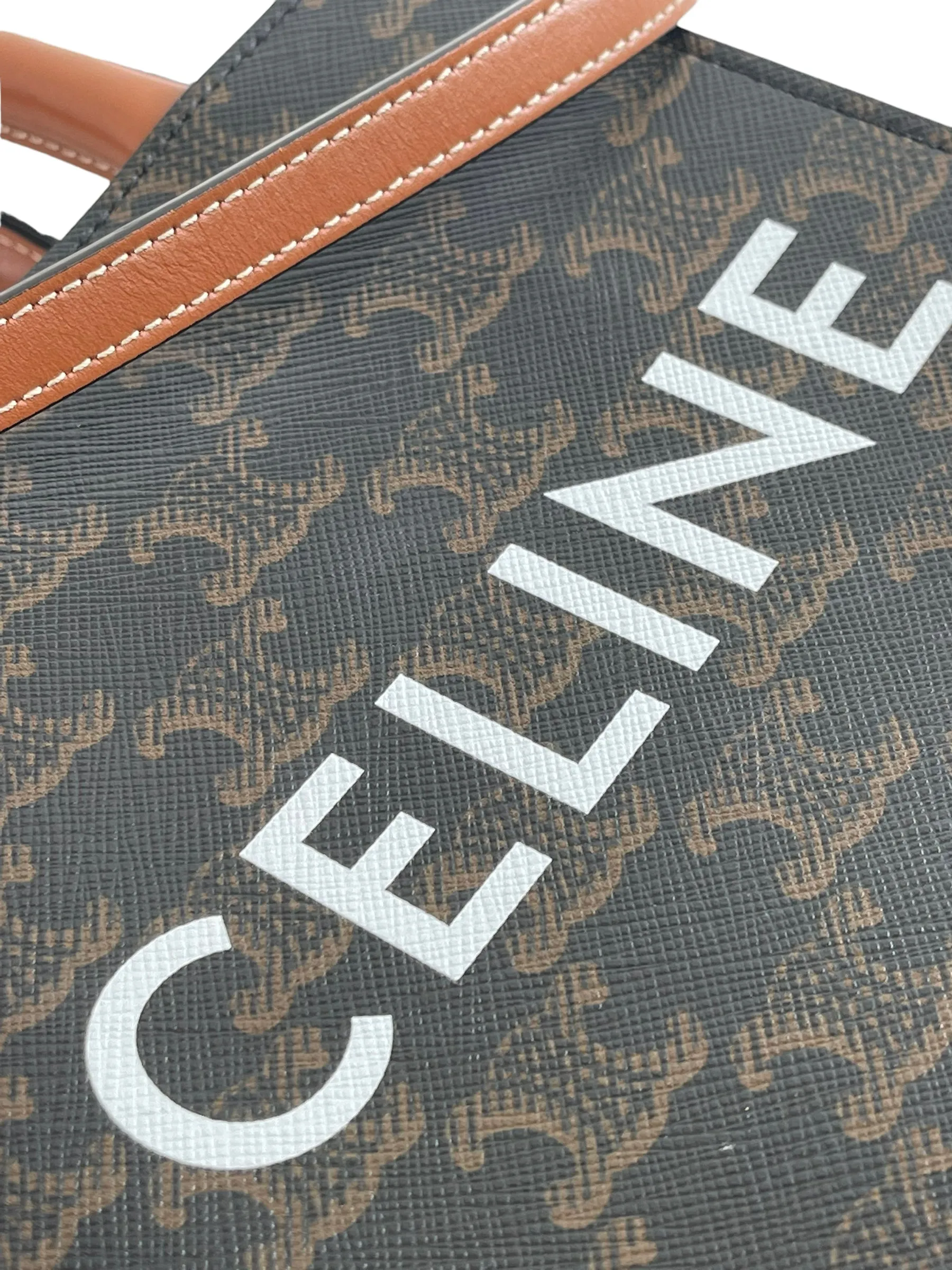 Celine Mini Cabas Vertical Monogram Canvas Crossbody