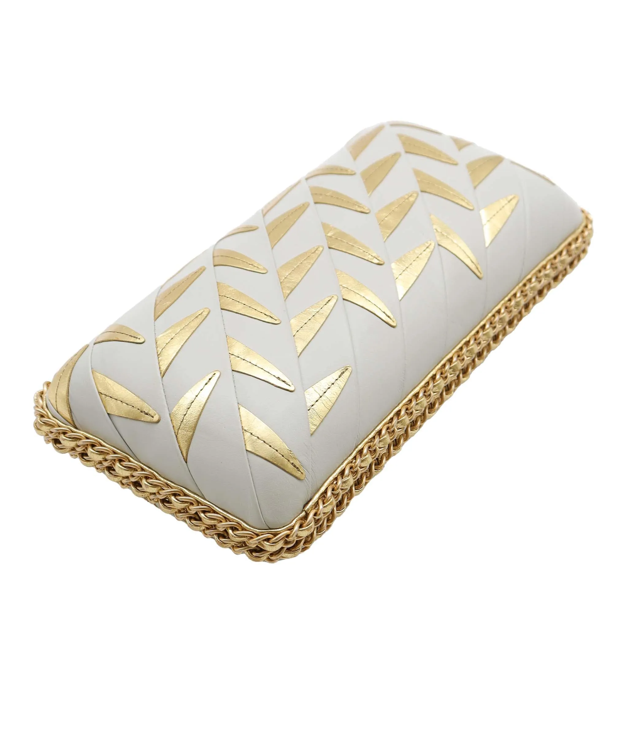 Chanel Gold Evening Clutch DXBS3000