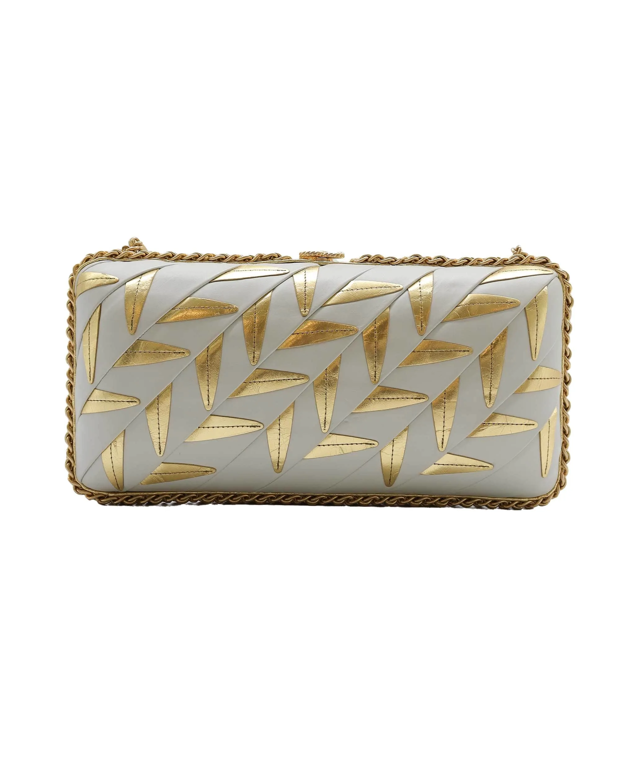 Chanel Gold Evening Clutch DXBS3000