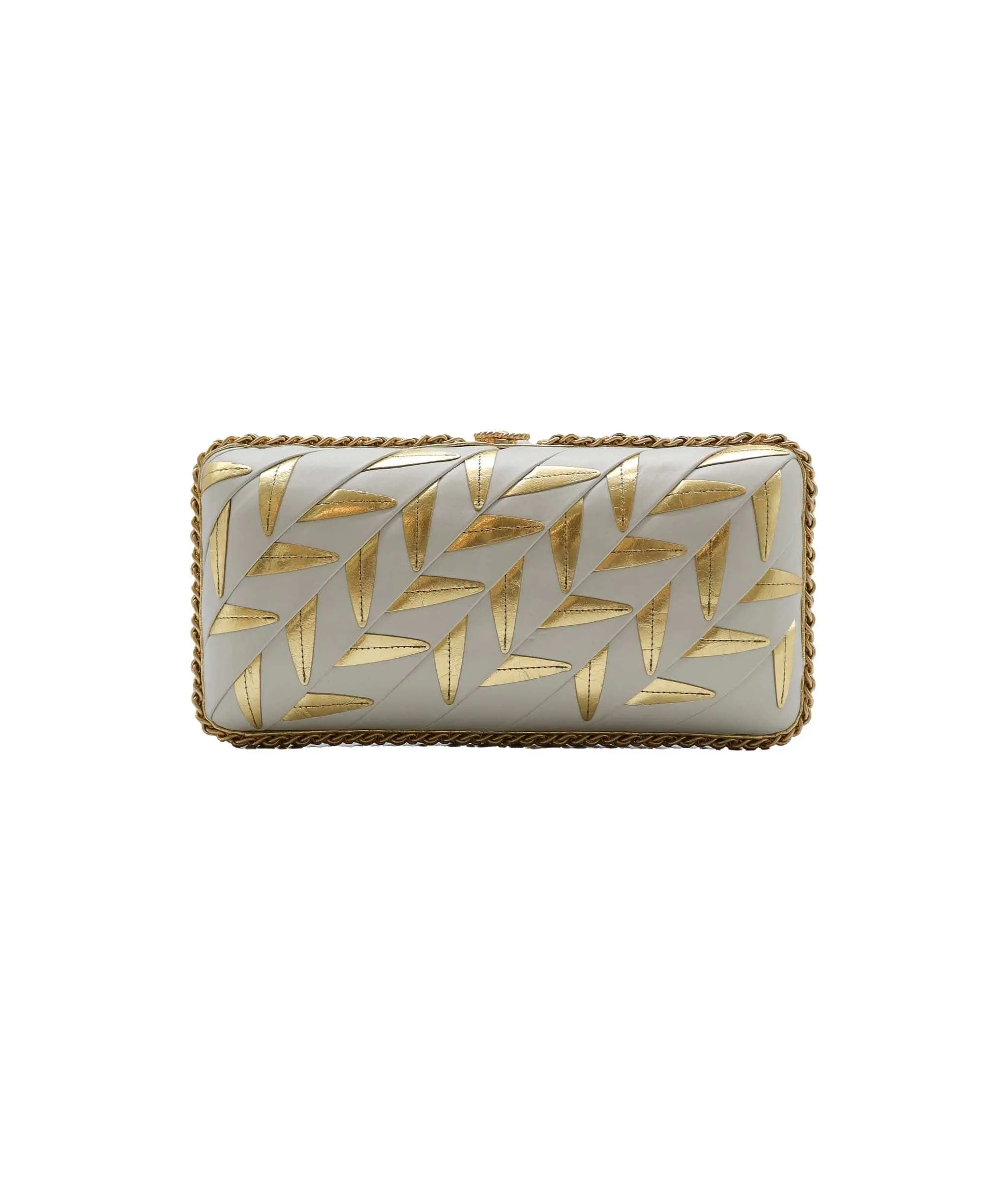 Chanel Gold Evening Clutch DXBS3000