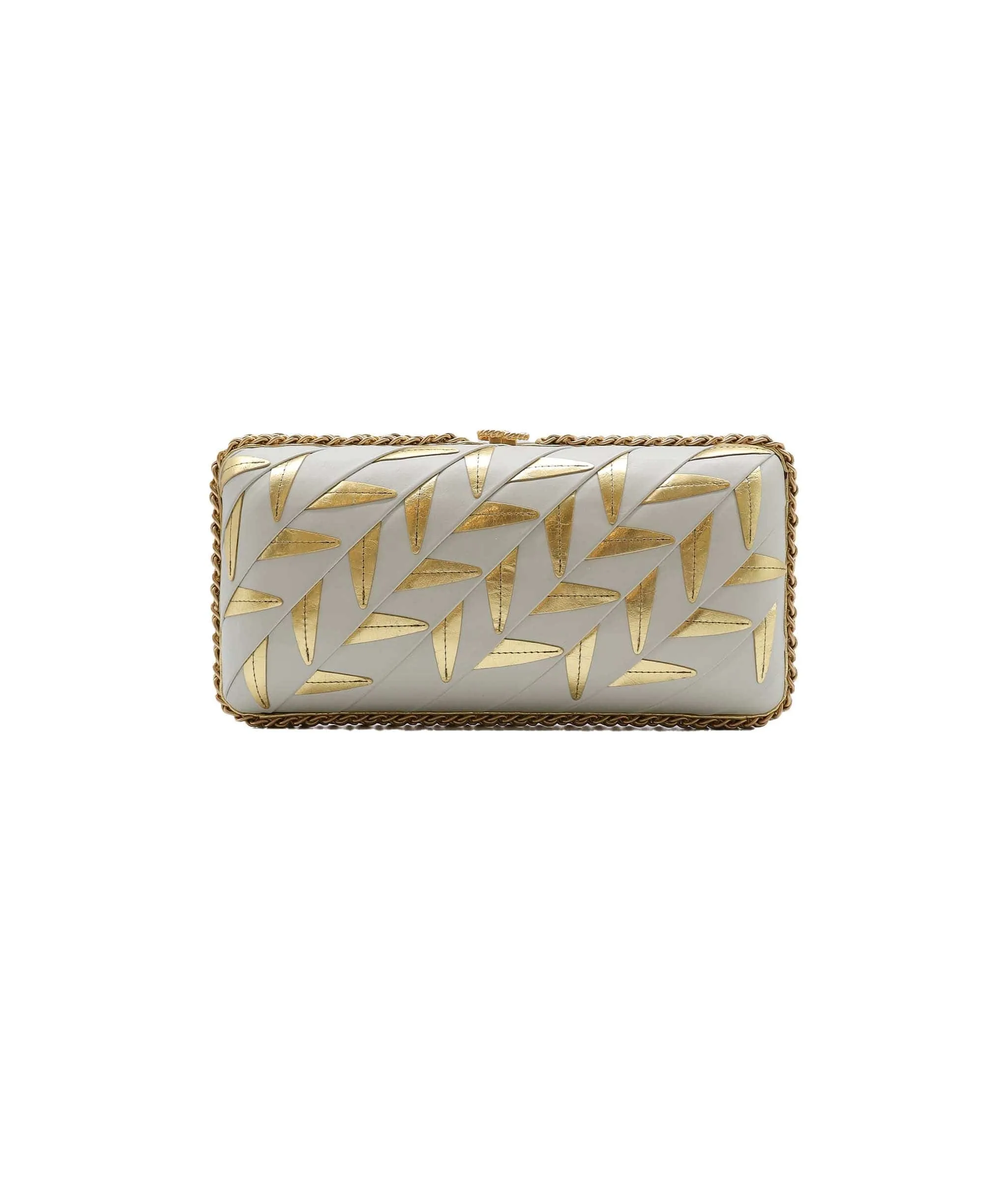 Chanel Gold Evening Clutch DXBS3000
