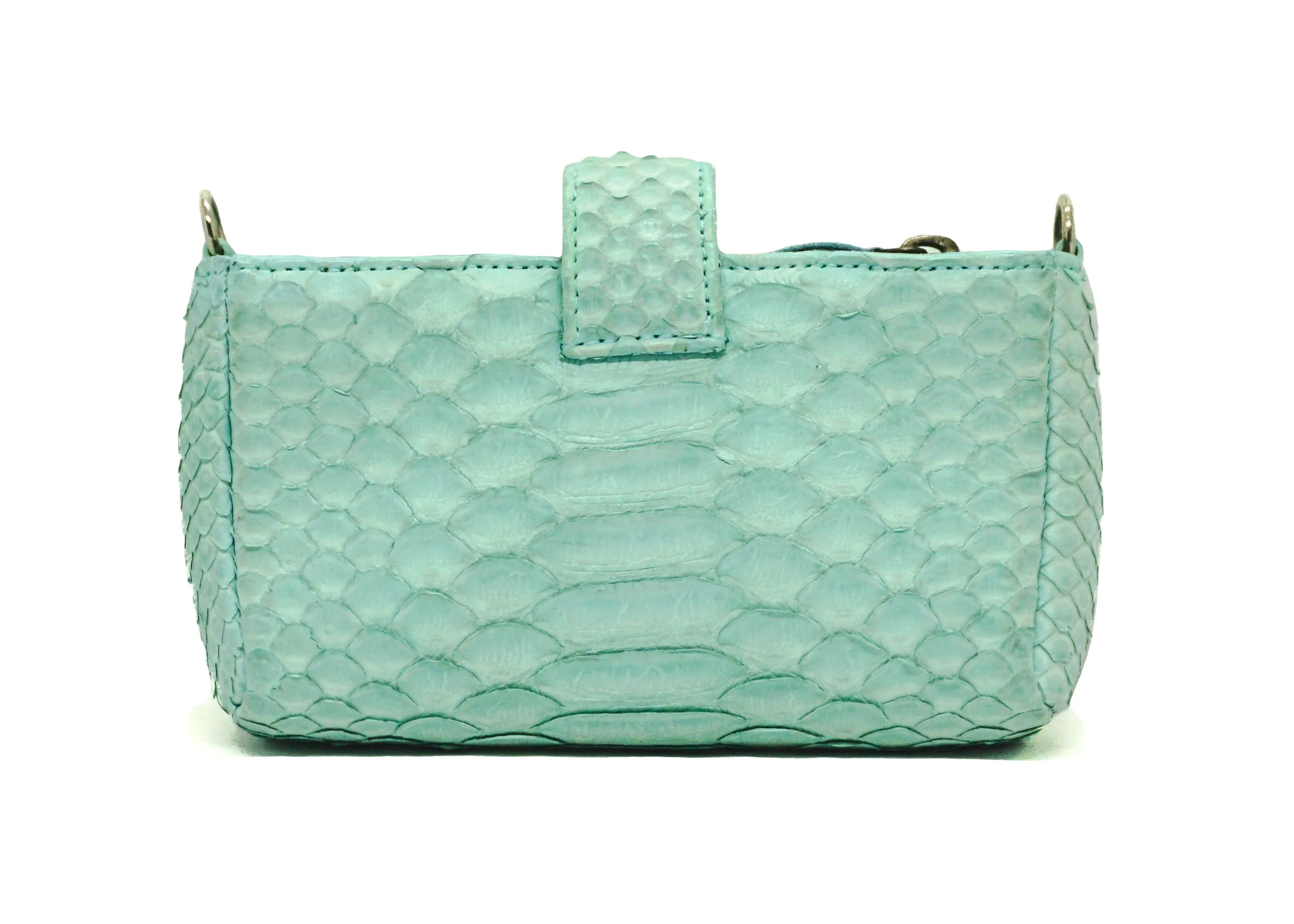 Chanel Rare Blue Python Micro Mini
