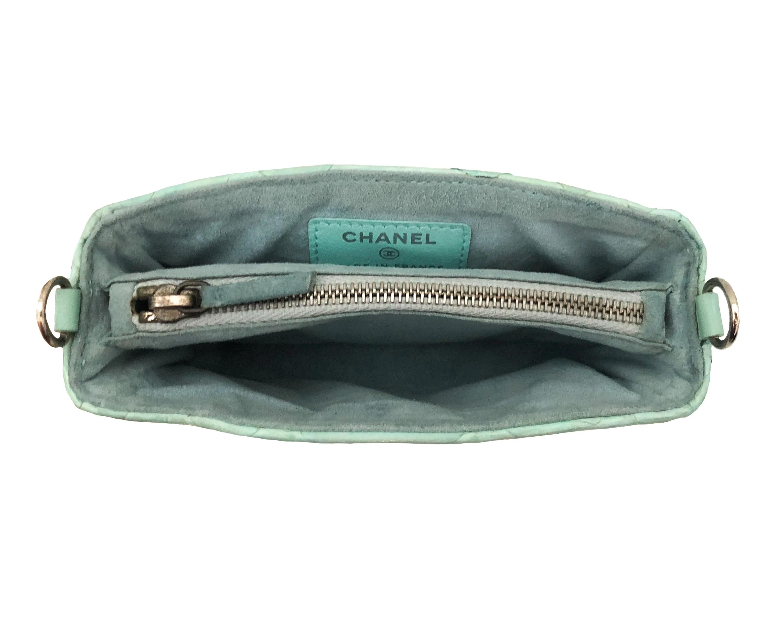 Chanel Rare Blue Python Micro Mini