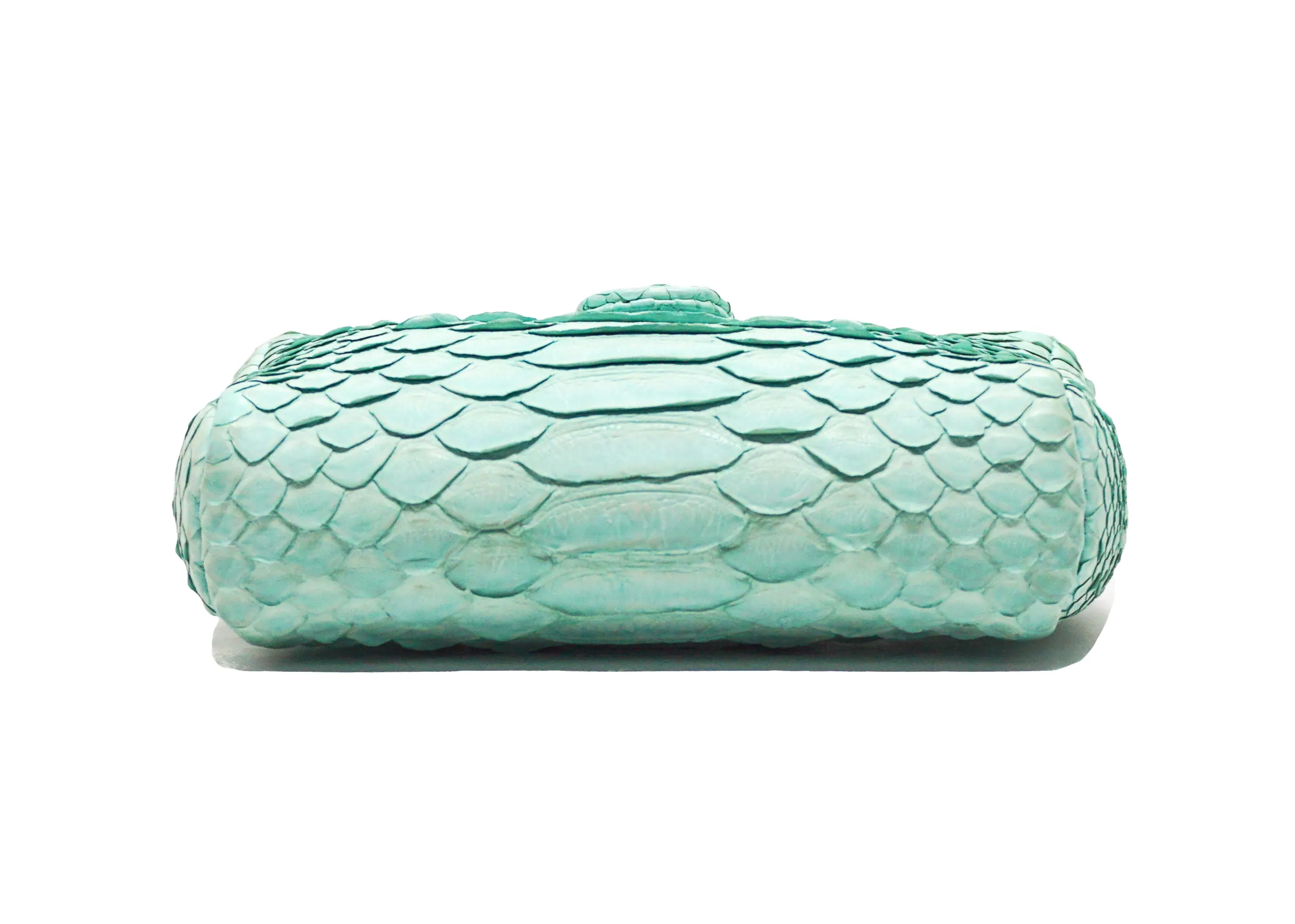 Chanel Rare Blue Python Micro Mini