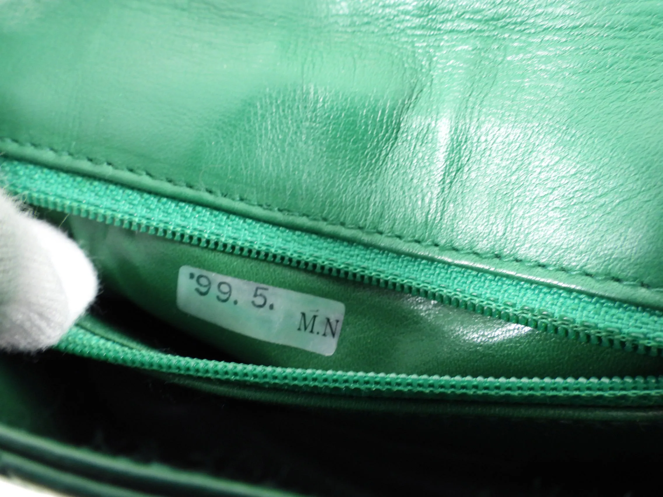Chanel Vintage Early 1980's Green Belt Waist Bag - 28-30"