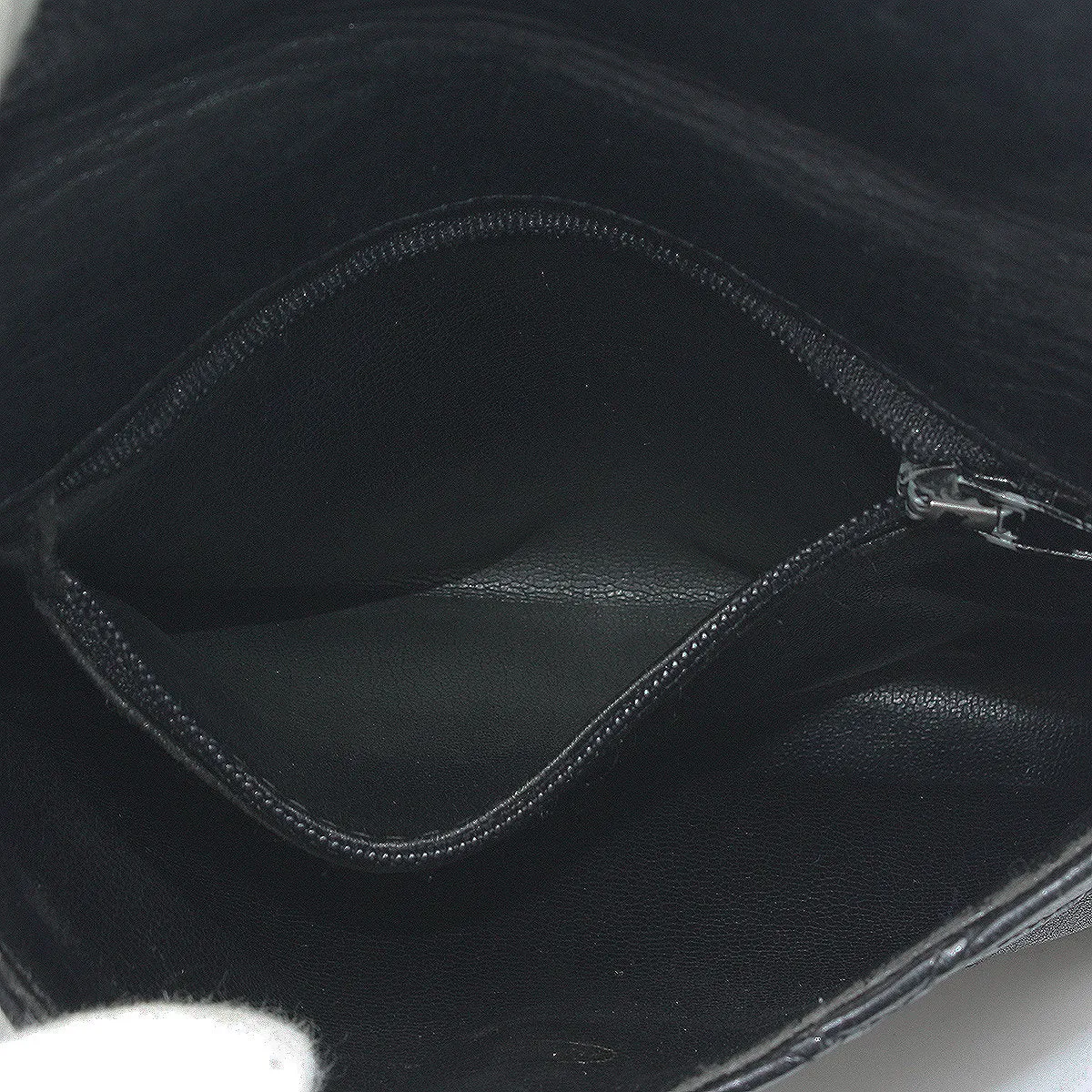 Chanel Vintage Lambskin Leather Belt Bum Waist Bag Black