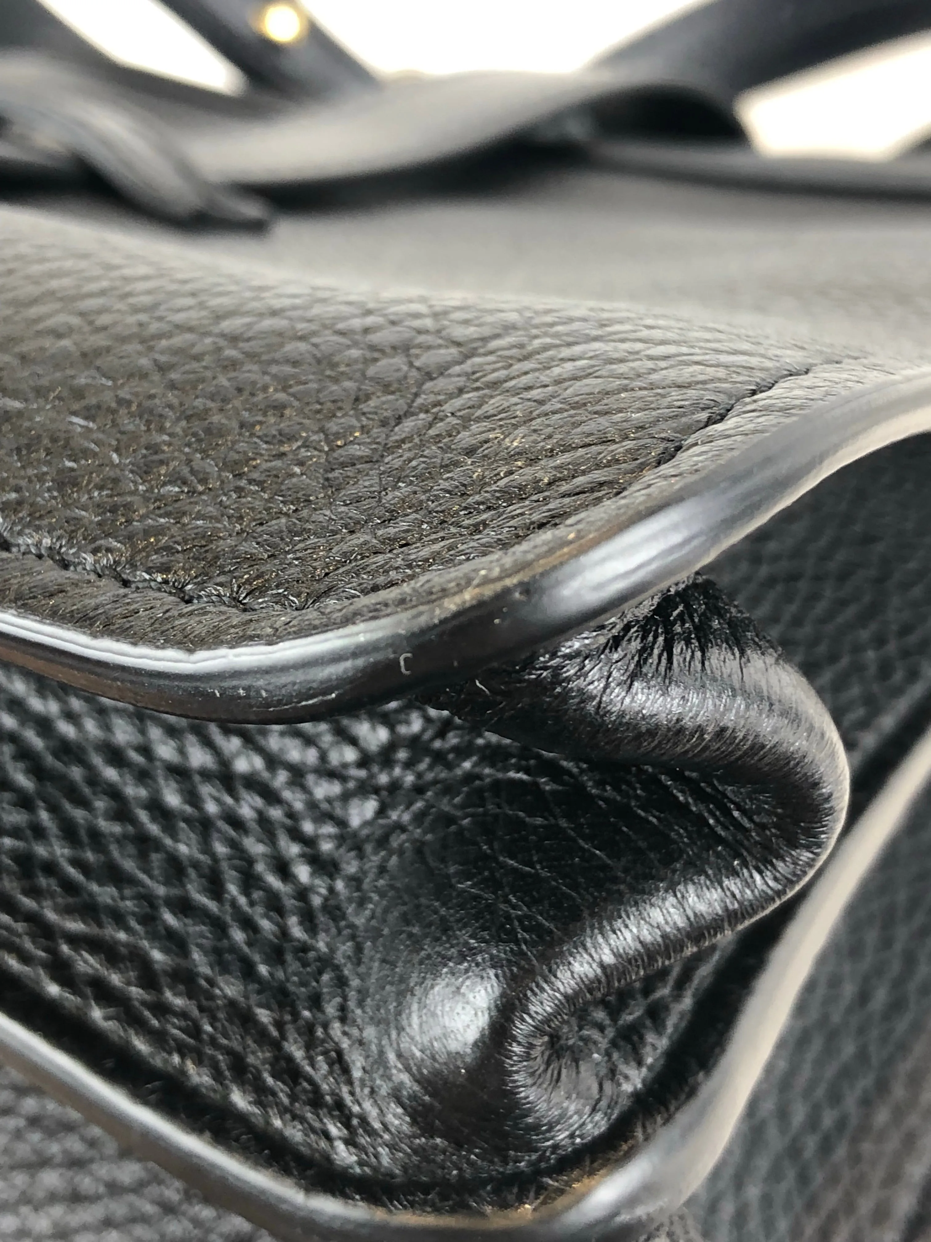 Chloé Black Leather “Aby Day” Shoulder Bag