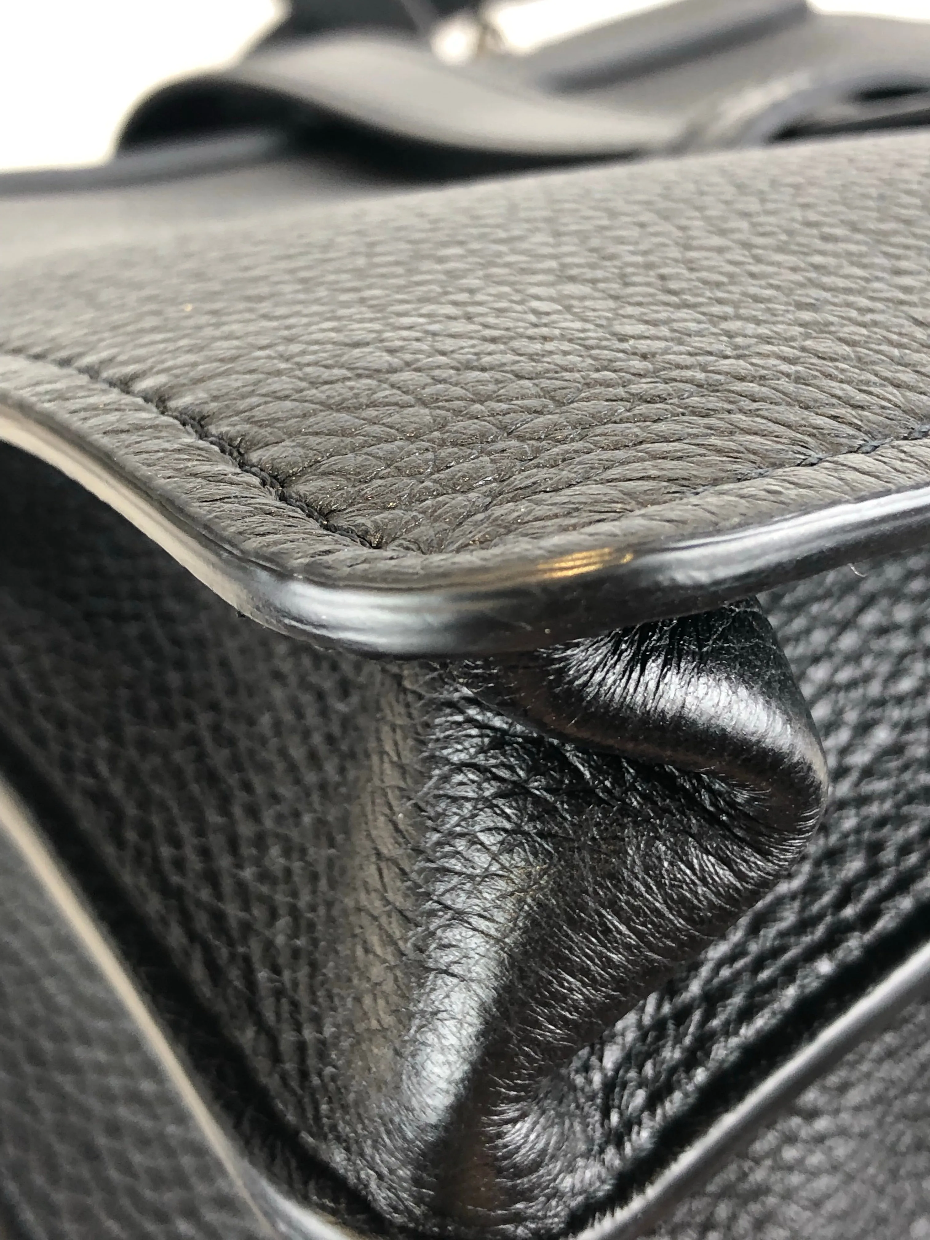 Chloé Black Leather “Aby Day” Shoulder Bag