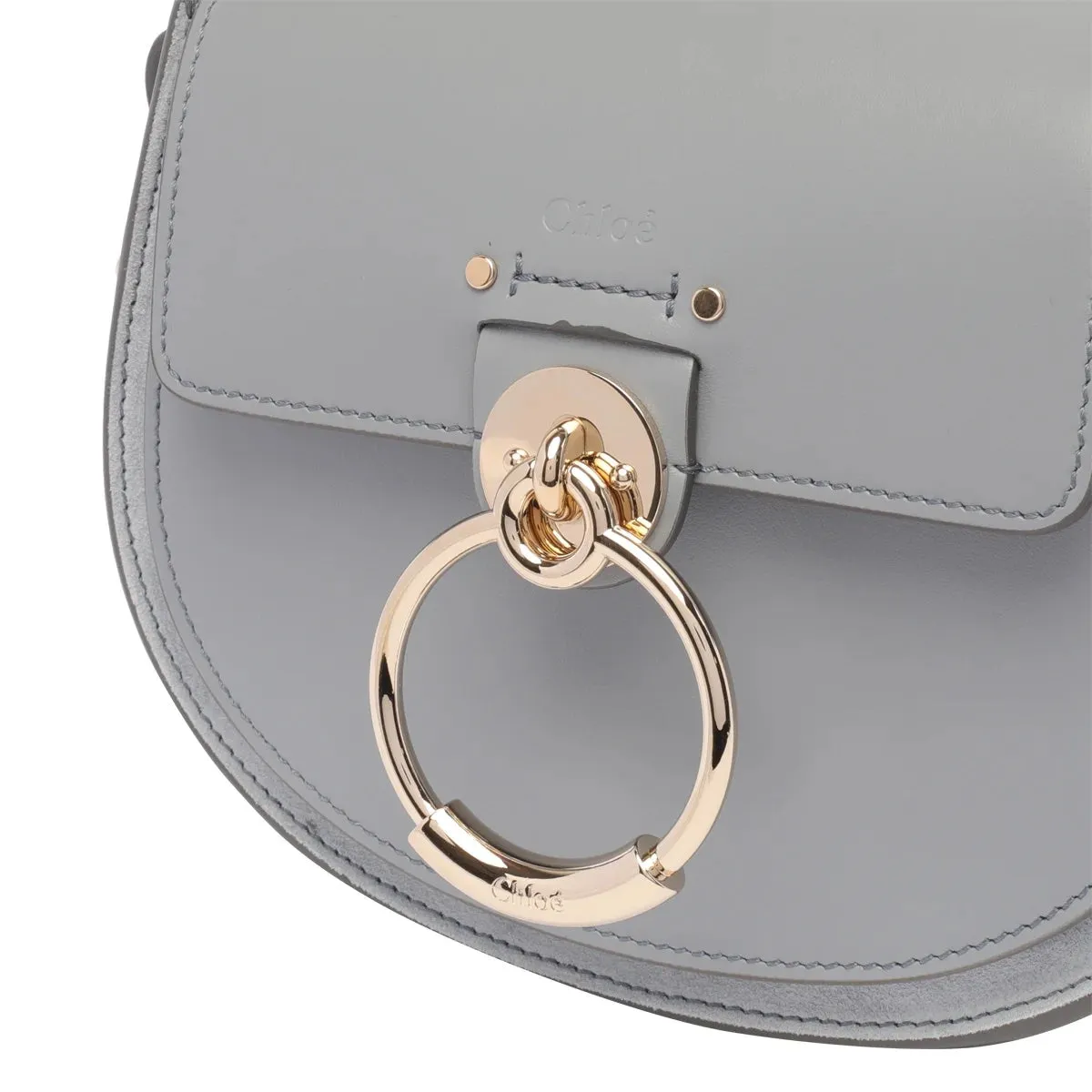 CHLOÉ CALFSKIN LEATHER SMALL TESS BAG