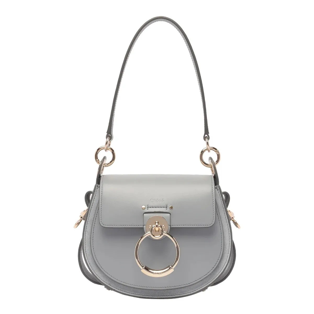 CHLOÉ CALFSKIN LEATHER SMALL TESS BAG