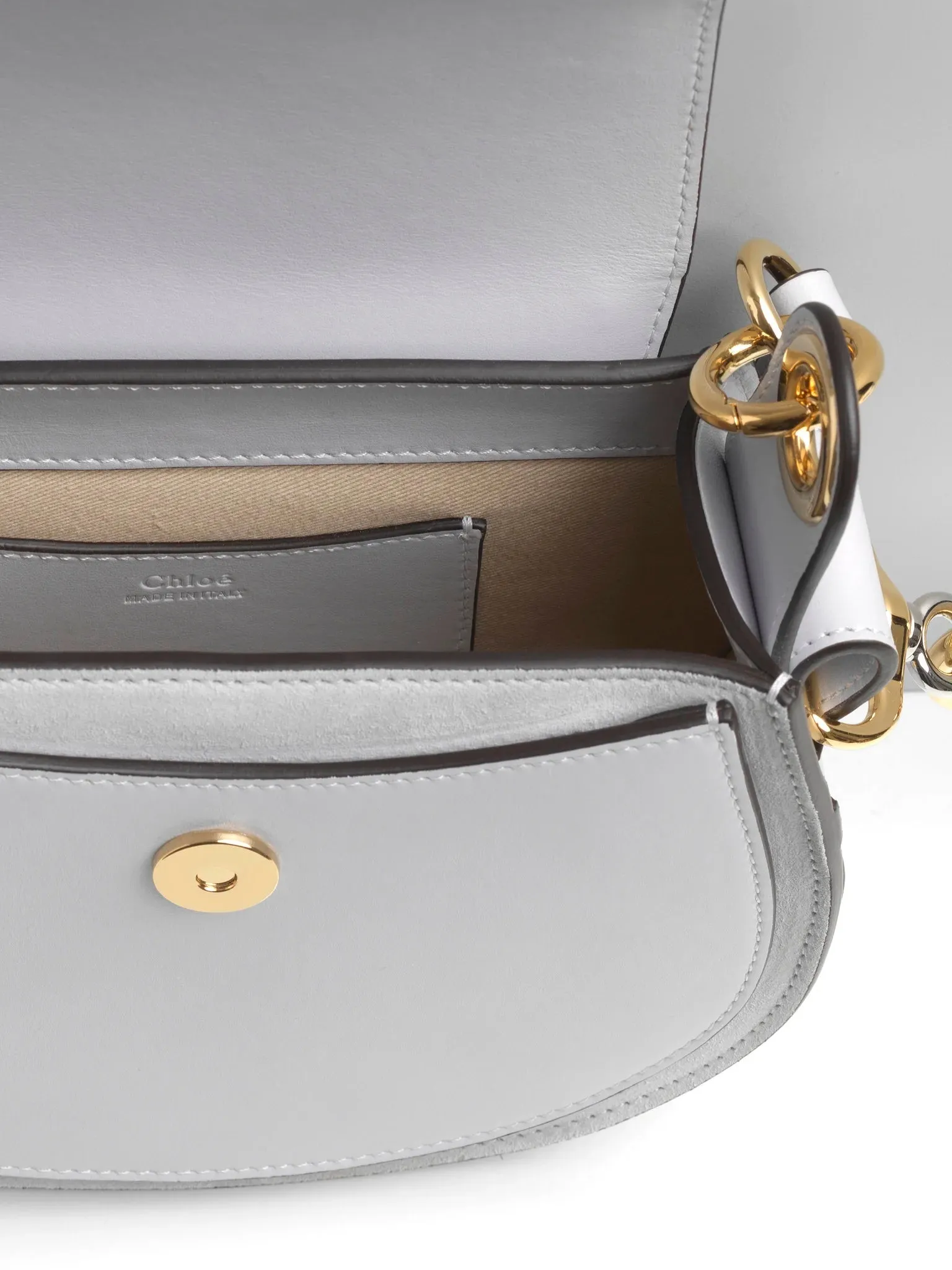 CHLOÉ CALFSKIN LEATHER SMALL TESS BAG