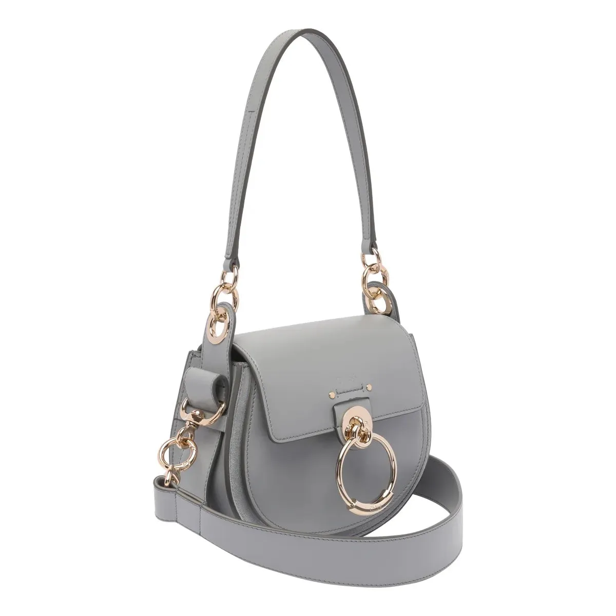 CHLOÉ CALFSKIN LEATHER SMALL TESS BAG