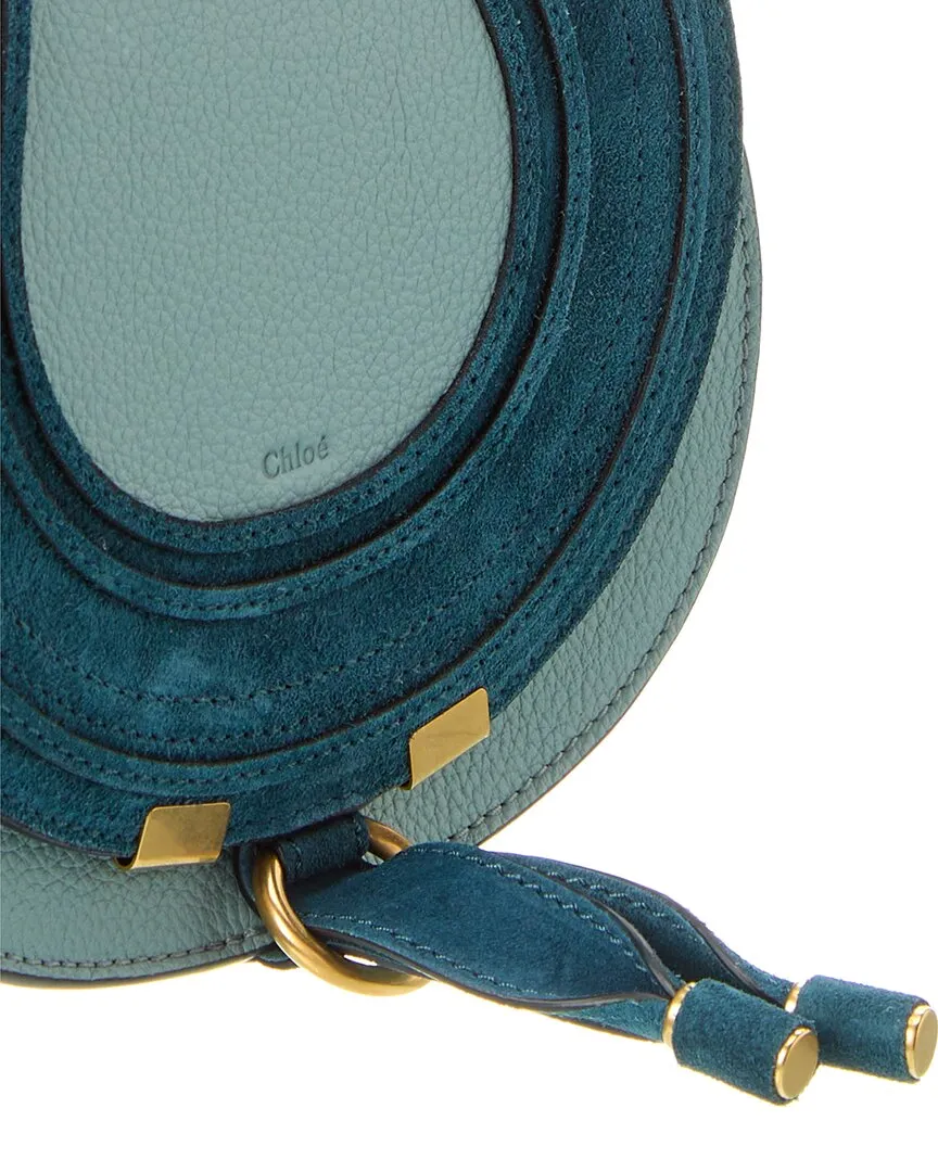 Chloé Marcie Small Leather & Suede Shoulder Bag