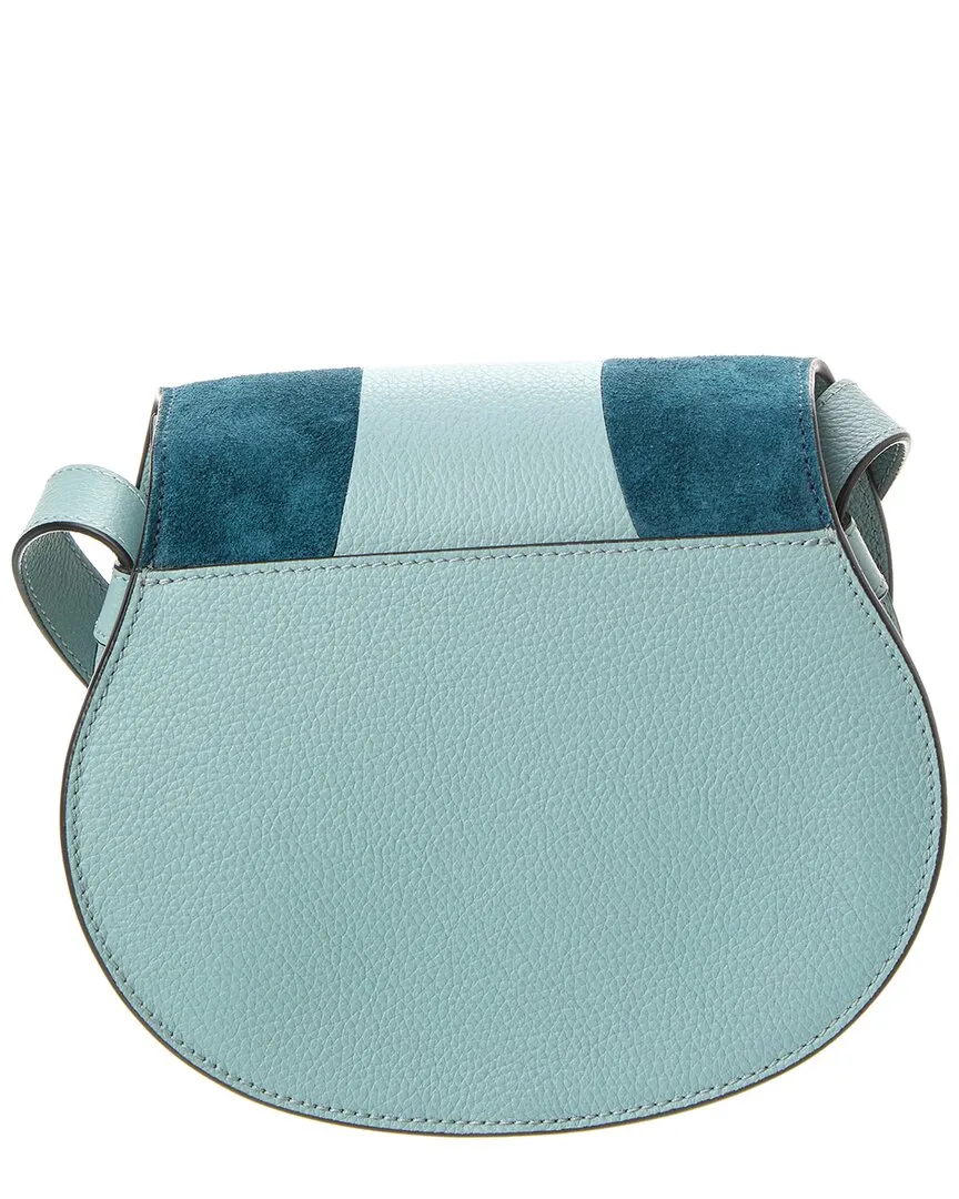 Chloé Marcie Small Leather & Suede Shoulder Bag