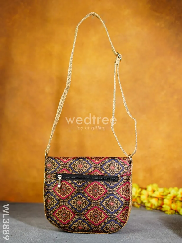 Fabric Sling Bag with Press Lock - WL3889