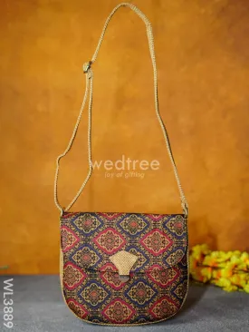 Fabric Sling Bag with Press Lock - WL3889