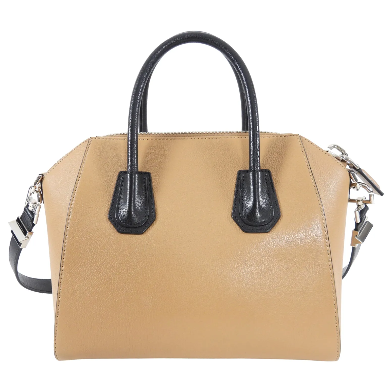 Givenchy Antigona Tricolor Small Bag in Beige, White, Black