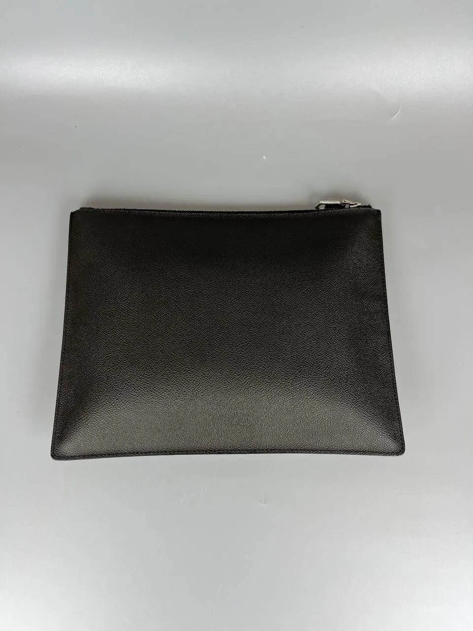 GIVENCHY Black Rottweiler Zip Clutch Bag