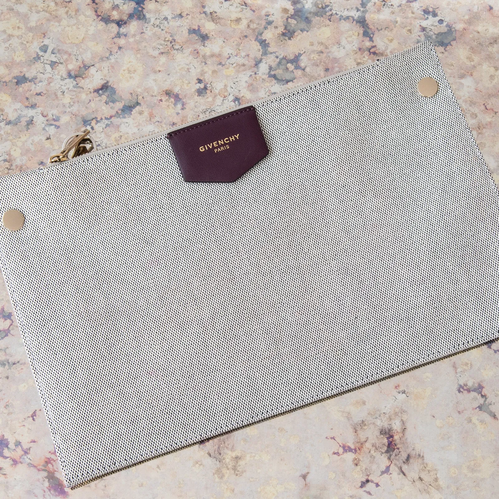 Givenchy Bond Burgundy Leather Tote Bag
