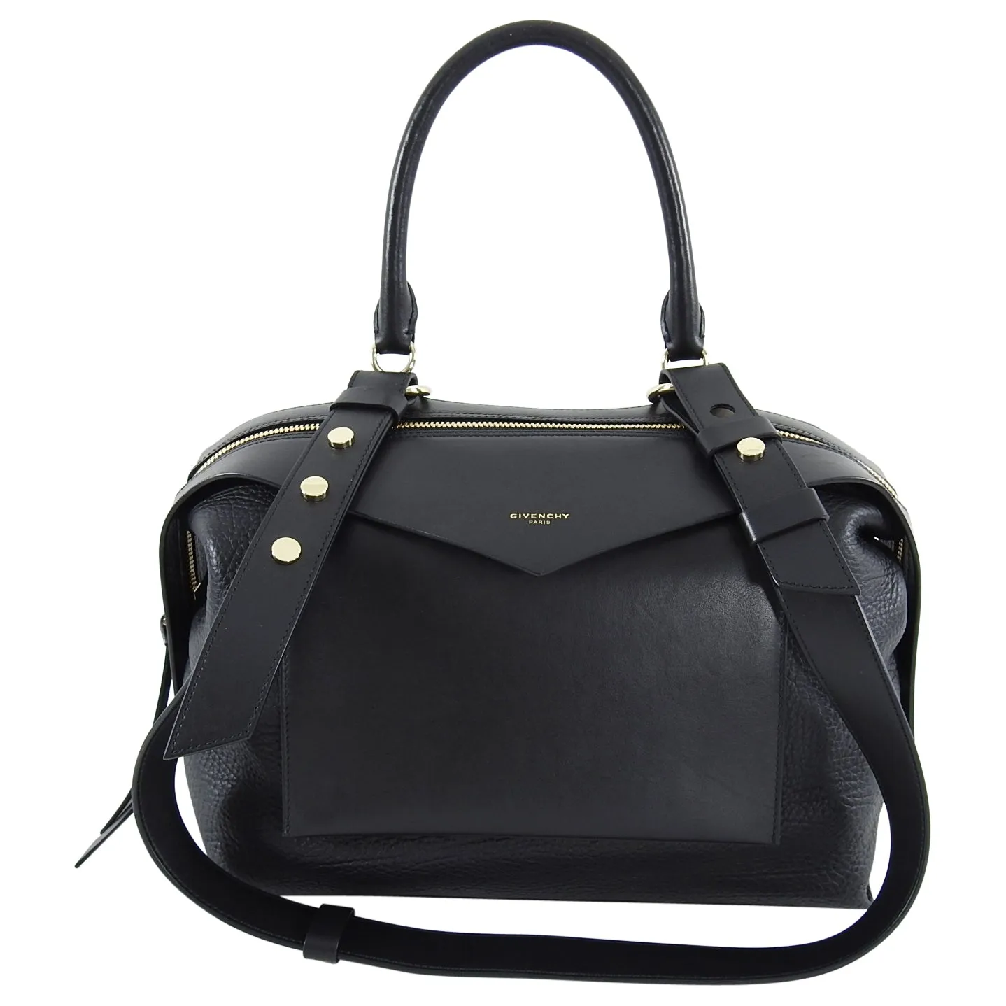 Givenchy Medium Black Two Way Sway Bag
