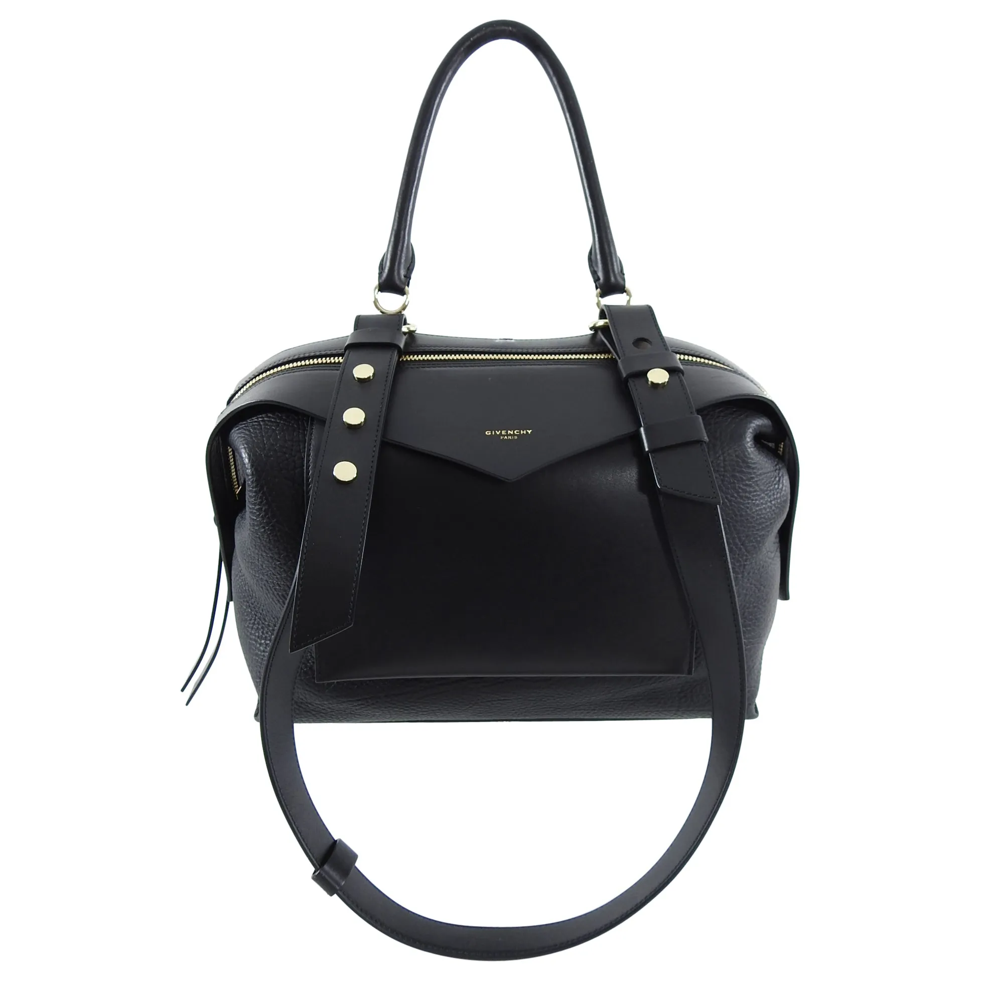 Givenchy Medium Black Two Way Sway Bag