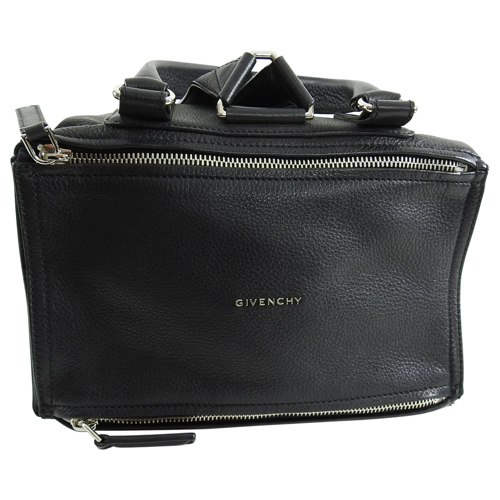 Givenchy Pandora Black Leather Backpack Bag