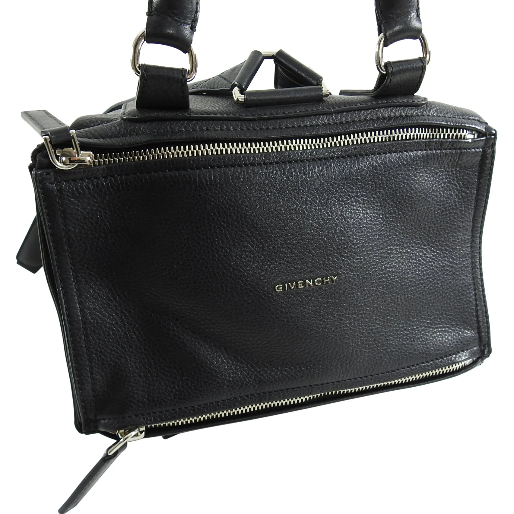 Givenchy Pandora Black Leather Backpack Bag