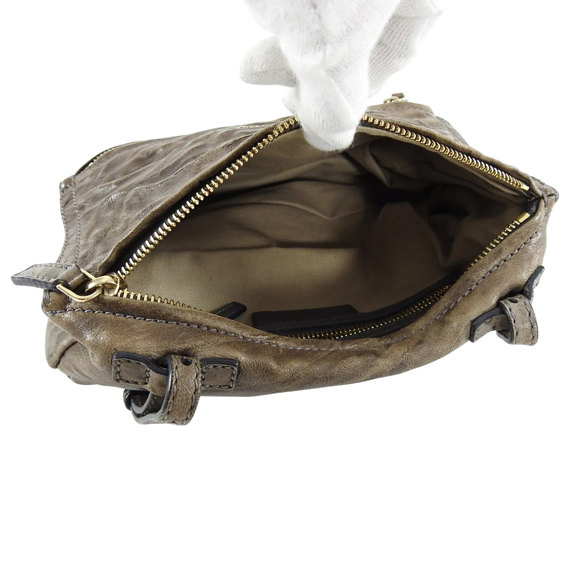 Givenchy Pandora Mini Aged Pepe Leather Bag