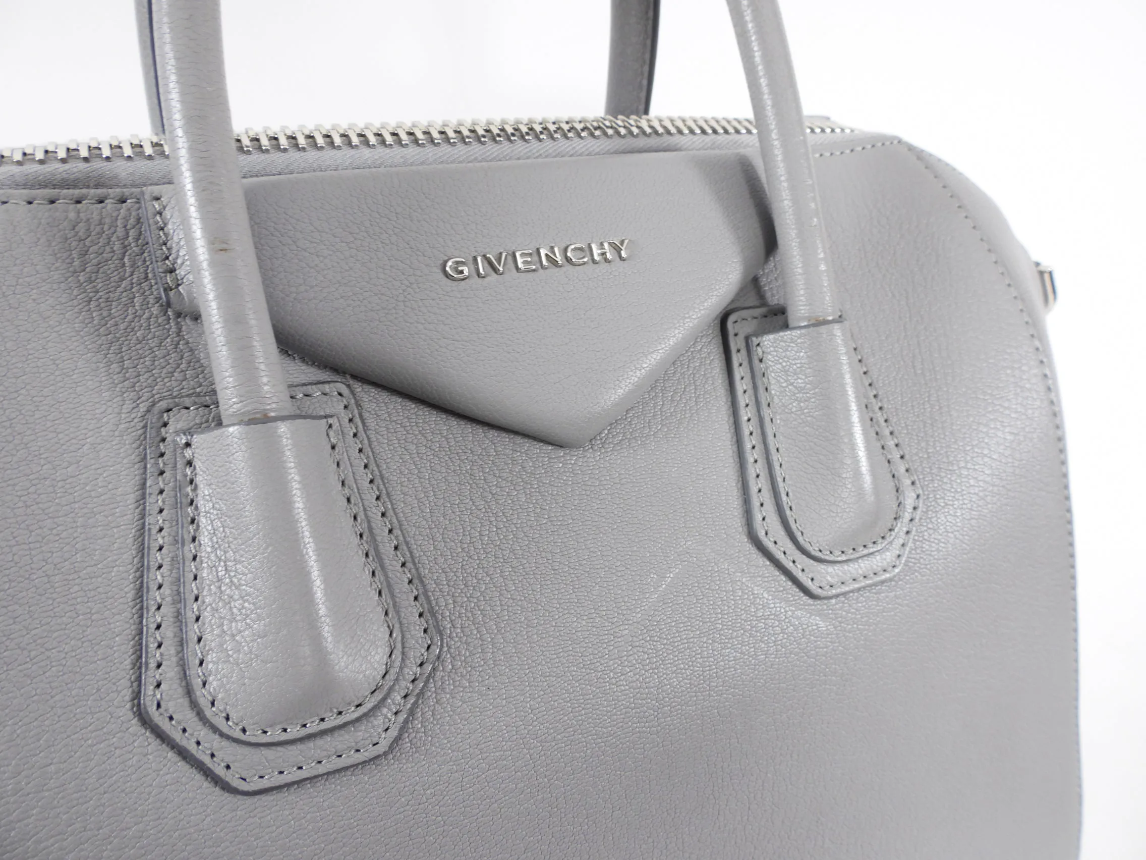 Givenchy Pearl Grey Medium Antigona Bag