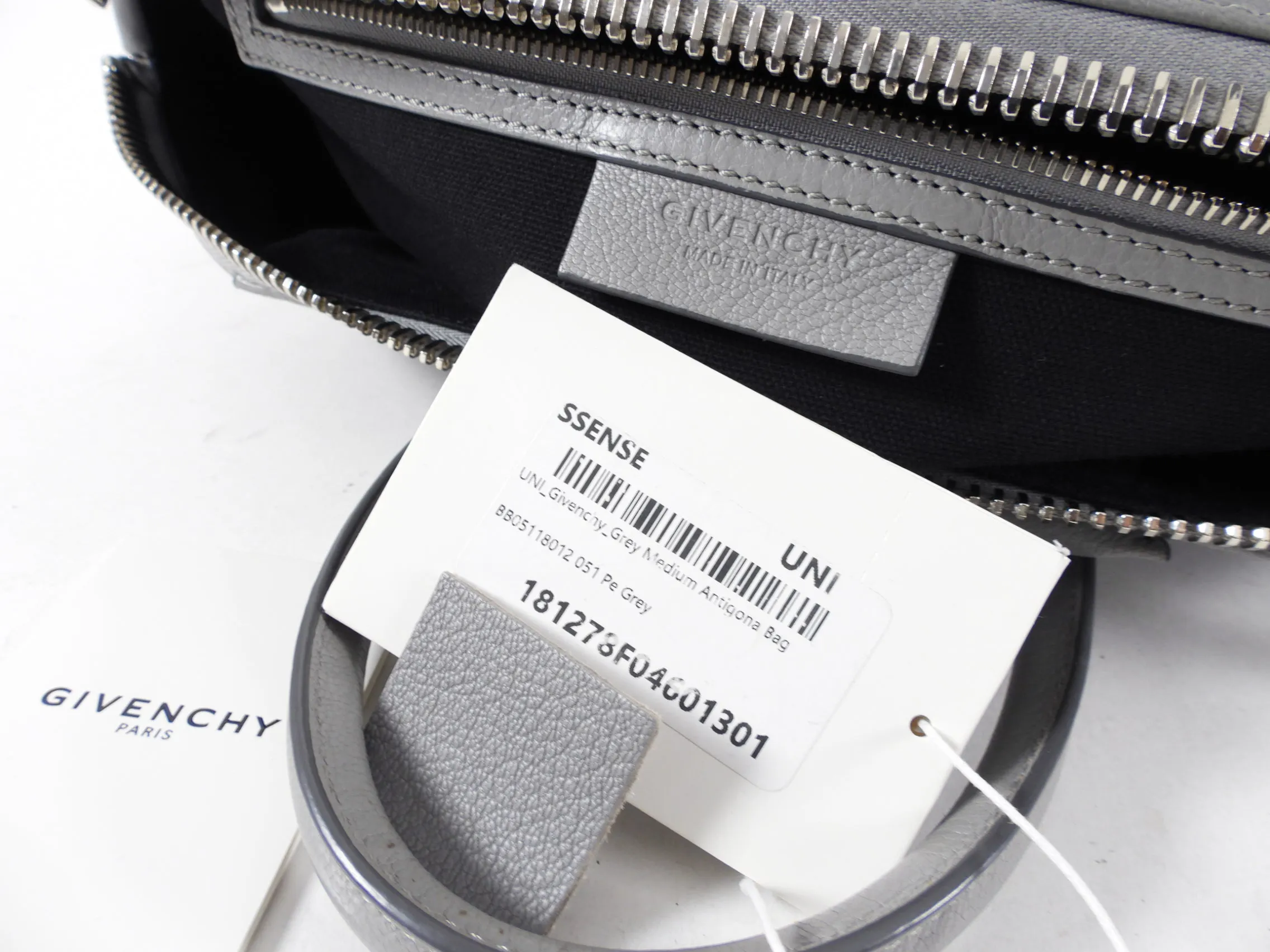 Givenchy Pearl Grey Medium Antigona Bag