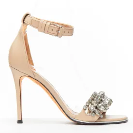 GIVENCHY Riccardo Tisci crystal embellished ankle strap high heel sandals EU37