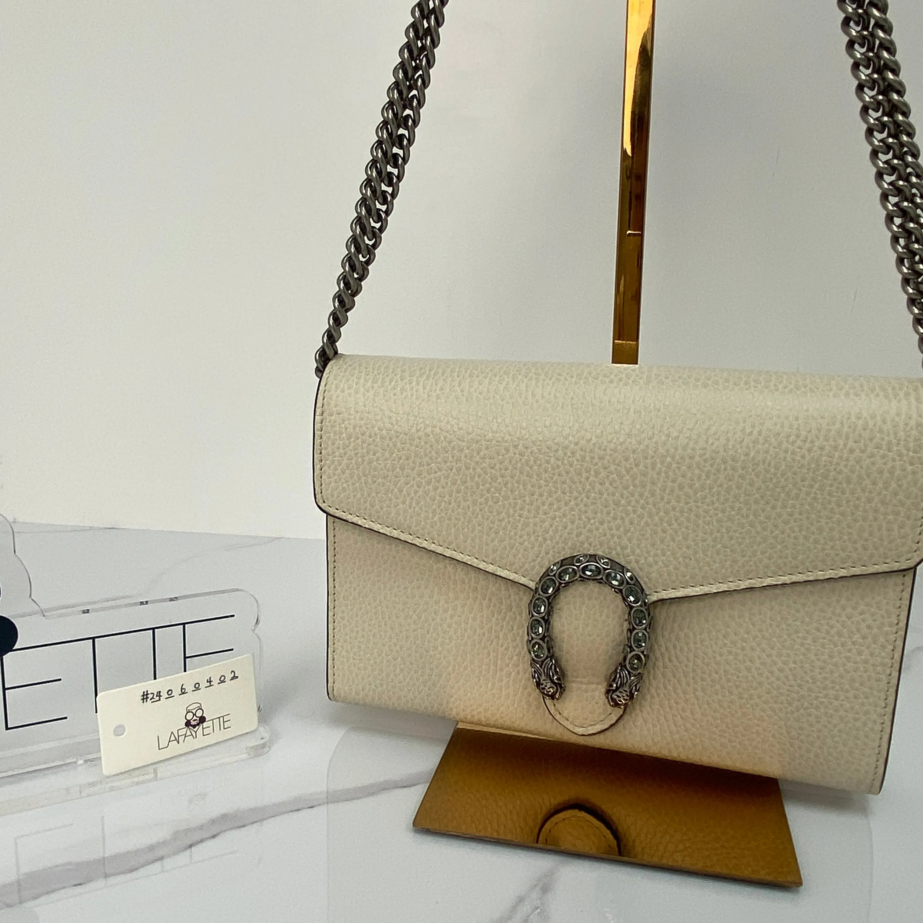 Gucci Dionysus Mini Leather Chain Wallet