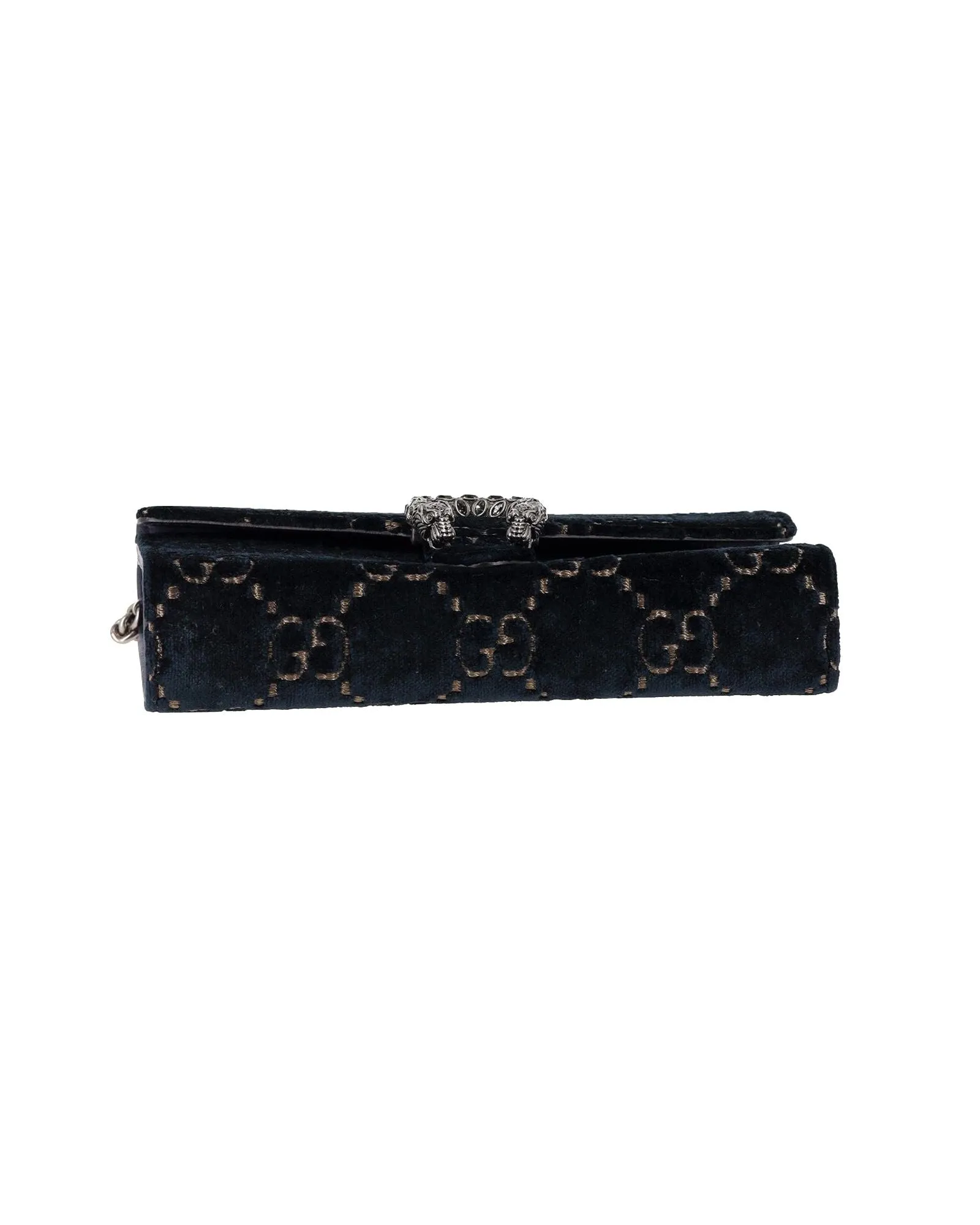 Gucci GG Dionysus Mini Shoulder Bag in Blue Velvet