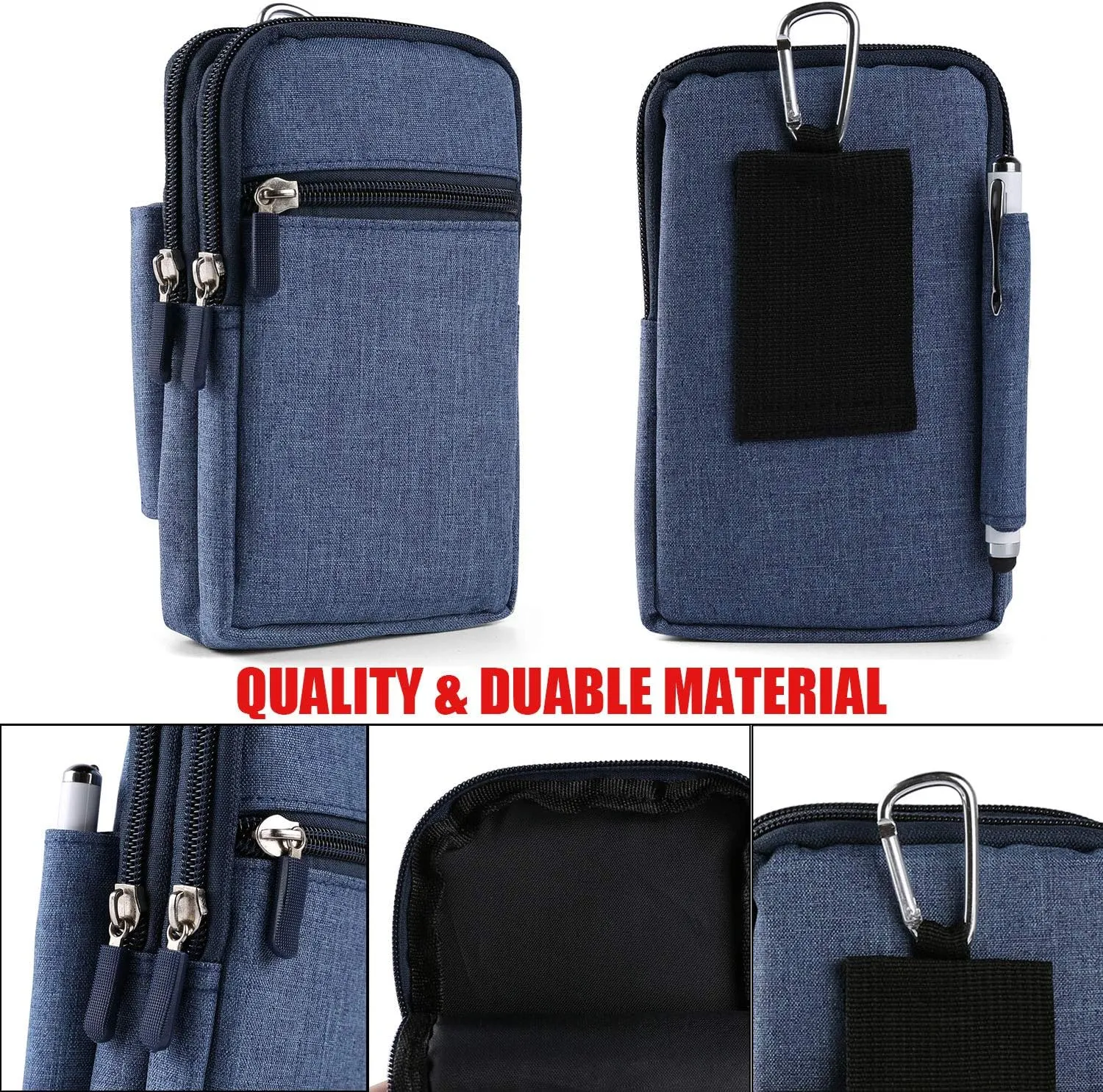 Heavy Duty Dual Phone Holster Compatible with Pixel 9a 9 Pro XL 8a 8 Pro 7a 7 Pro, for Moto G 5G 2025, G Power, G86