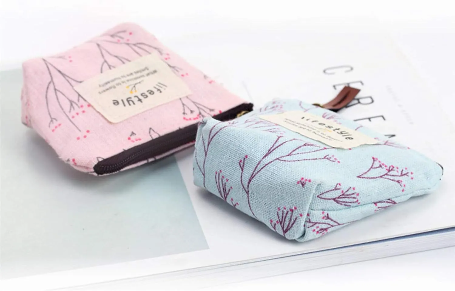 INVODA Cosmetic Bag for Women Portable Makeup Organizer Bag Large Drawstring Makeup Bags Multifunctional Cosmetic Travel Bag Foldable Waterproof Barrel Toiletry Bag (Stripe Pink)