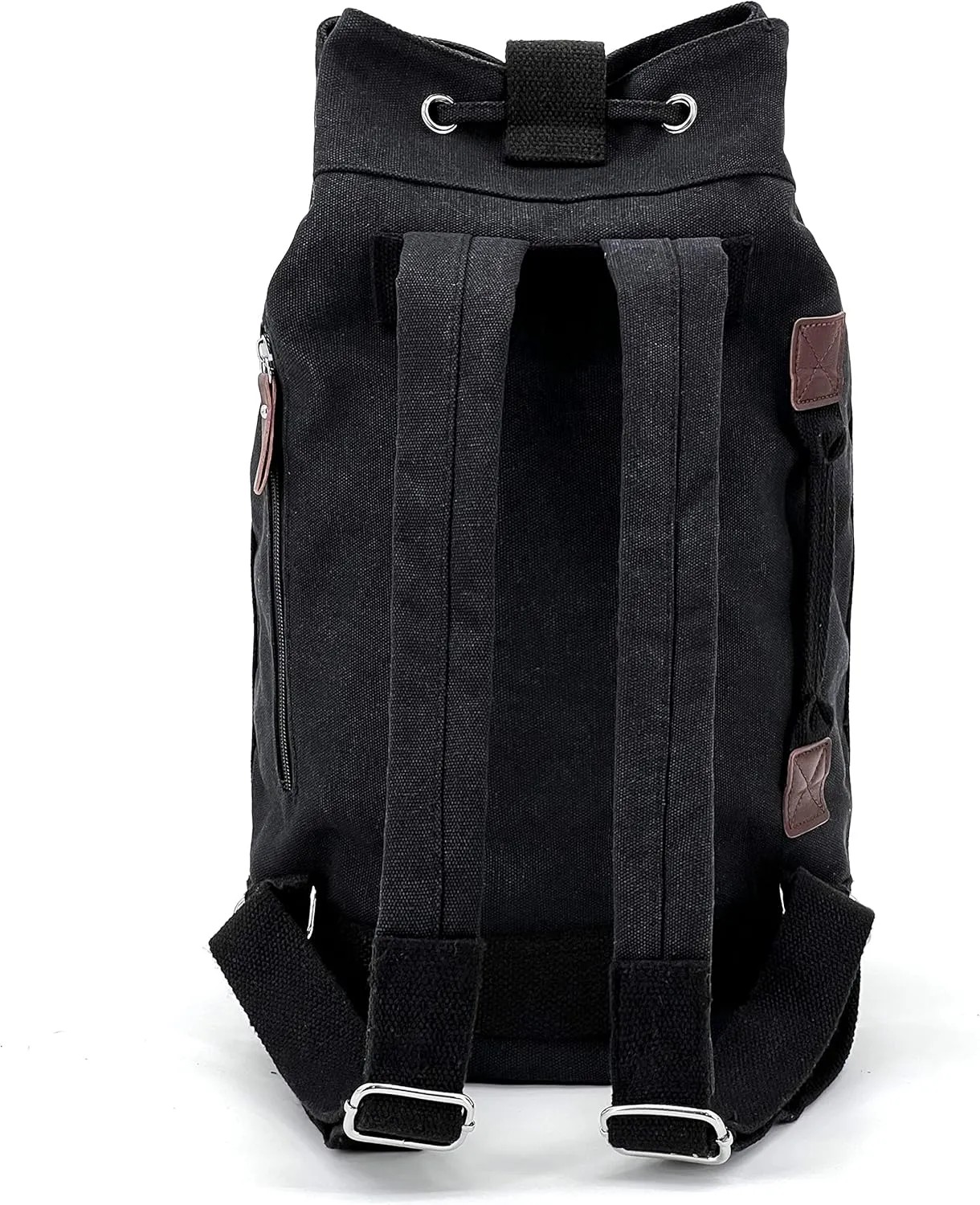 Jaegvida Canvas Drawstring Backpack Bucket Bag GYM Drawstring Bag