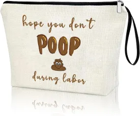 Labor Gift Funny Gift for Baby Shower for New Mom Funny Pregnancy Announcement Zipper Organizer Bag, Mom To Be Greeting Pouch Soon To Be Mom Gift Expecting Mom Gift