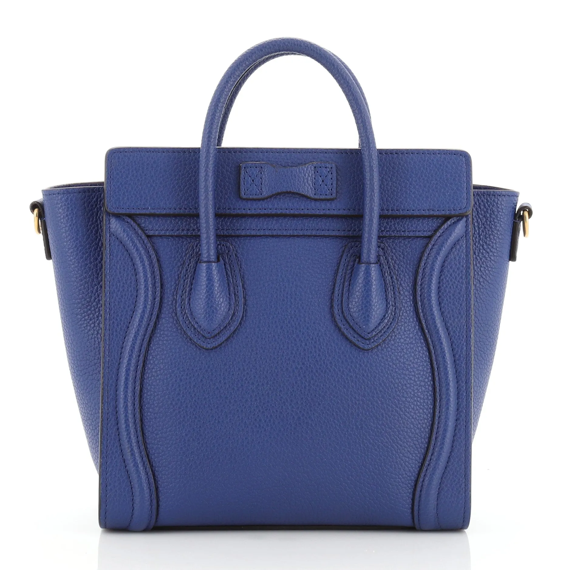 Luggage Handbag Grainy Leather Nano
