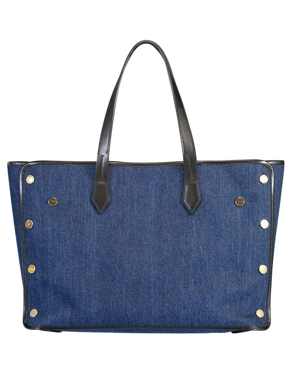 Medium Bond Shopper Denim Bag
