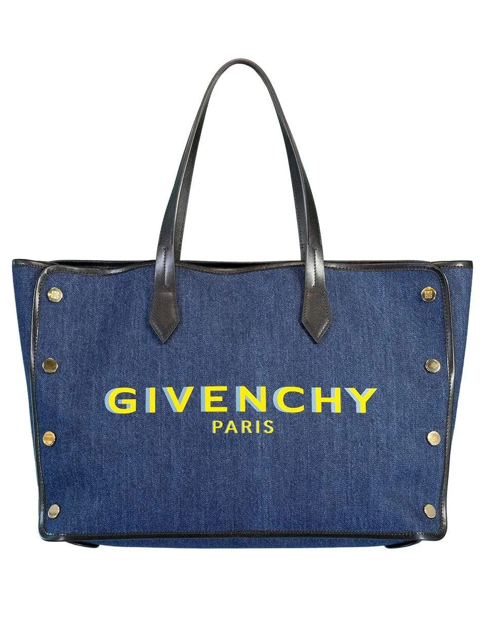 Medium Bond Shopper Denim Bag