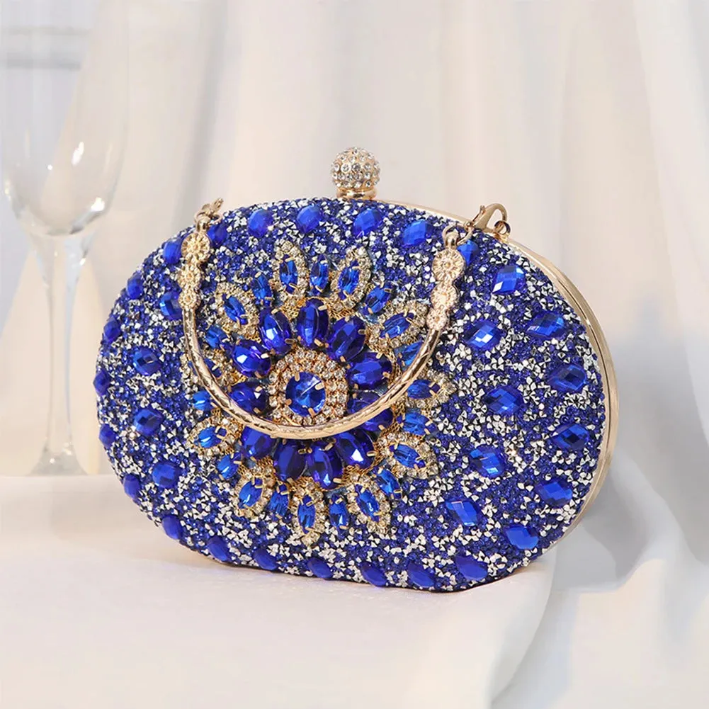MOJOYCE Bling-Bling Oval Clutch