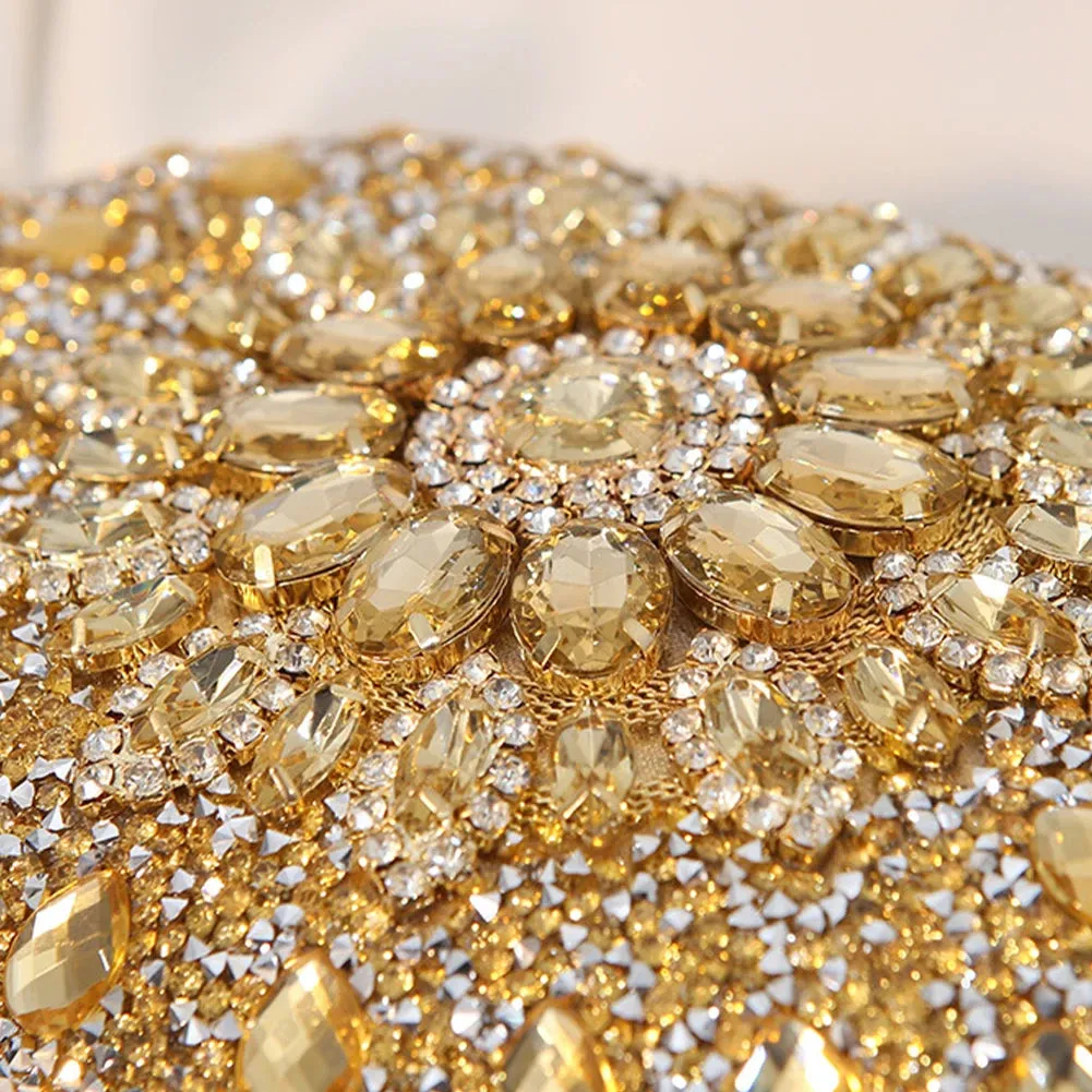 MOJOYCE Bling-Bling Oval Clutch