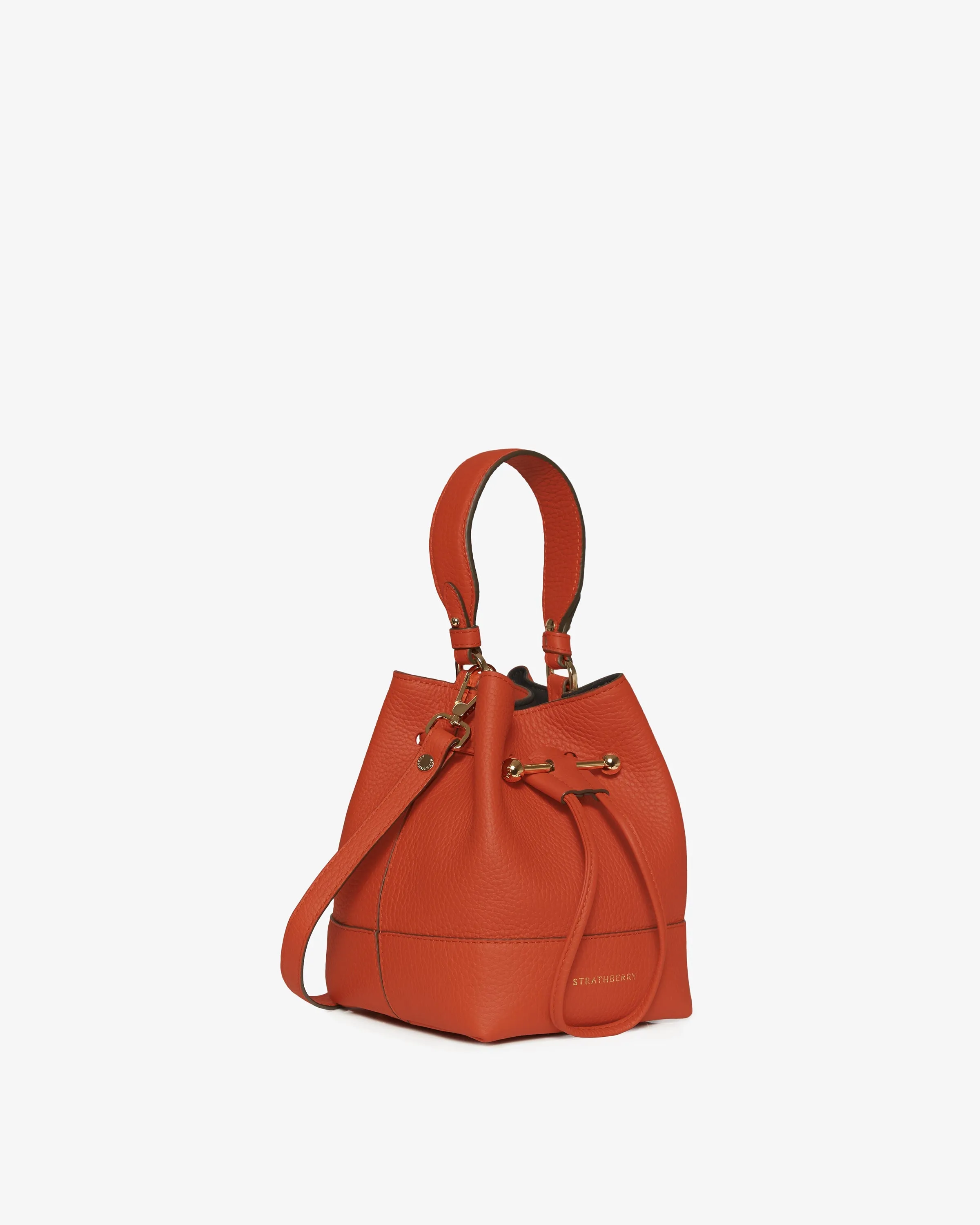 Orange Lana Osette top handle bag
