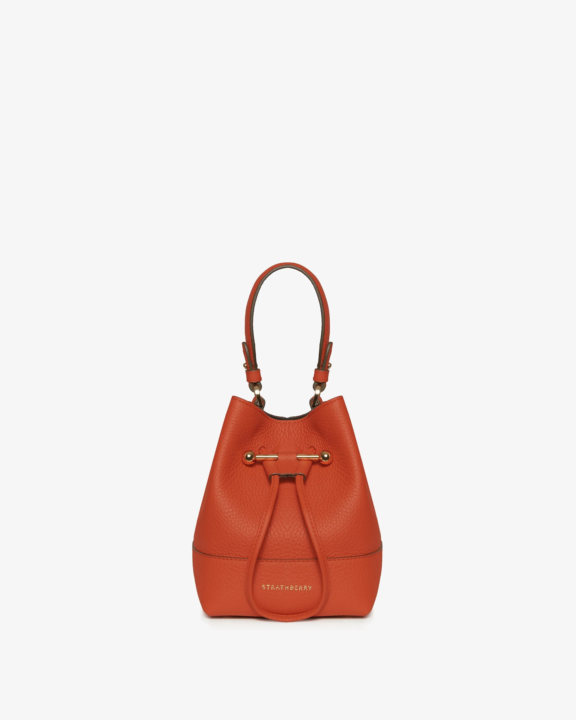 Orange Lana Osette top handle bag